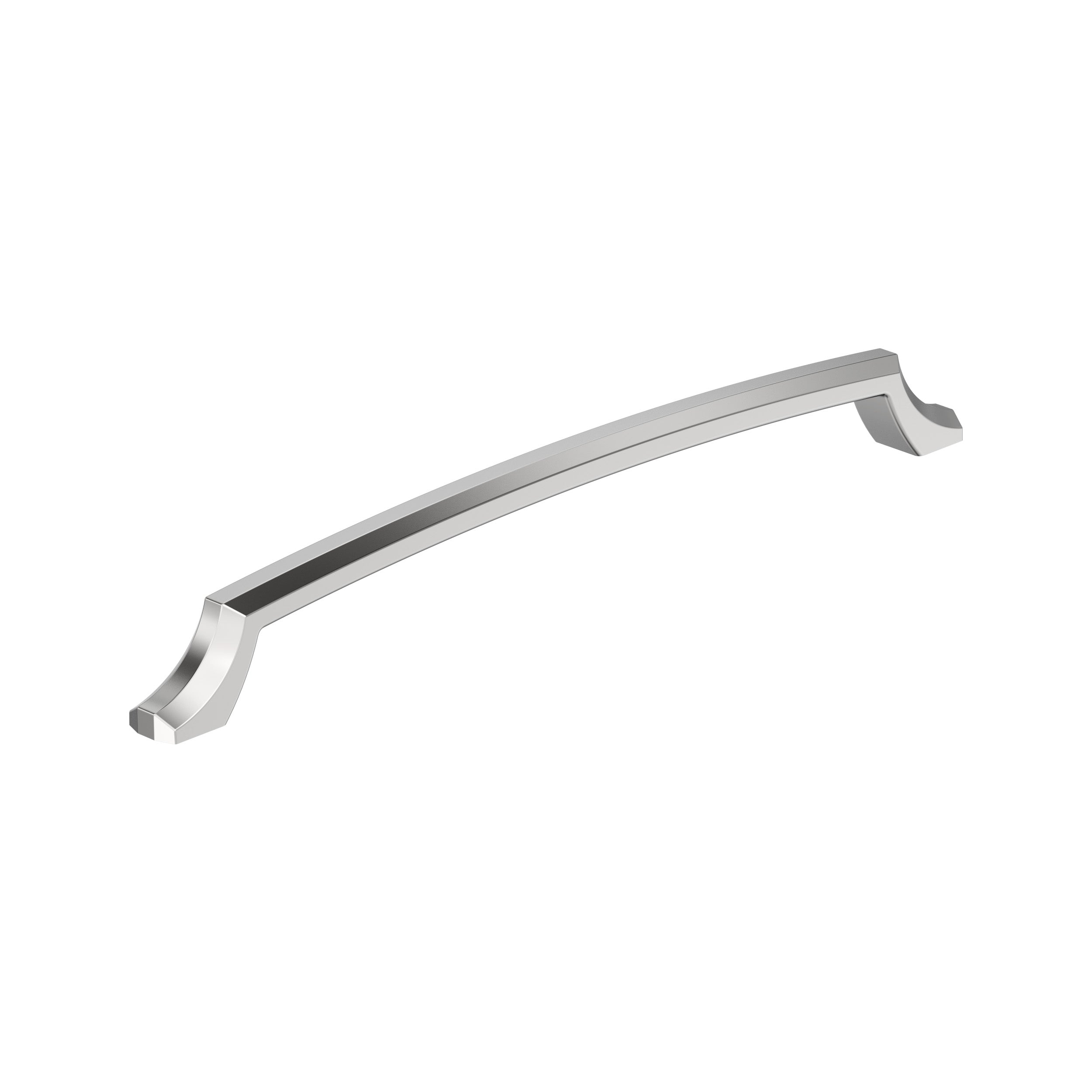 Bellamy 10-1/16 inch (256mm) Center-to-Center Polished Chrome Cabinet Pull