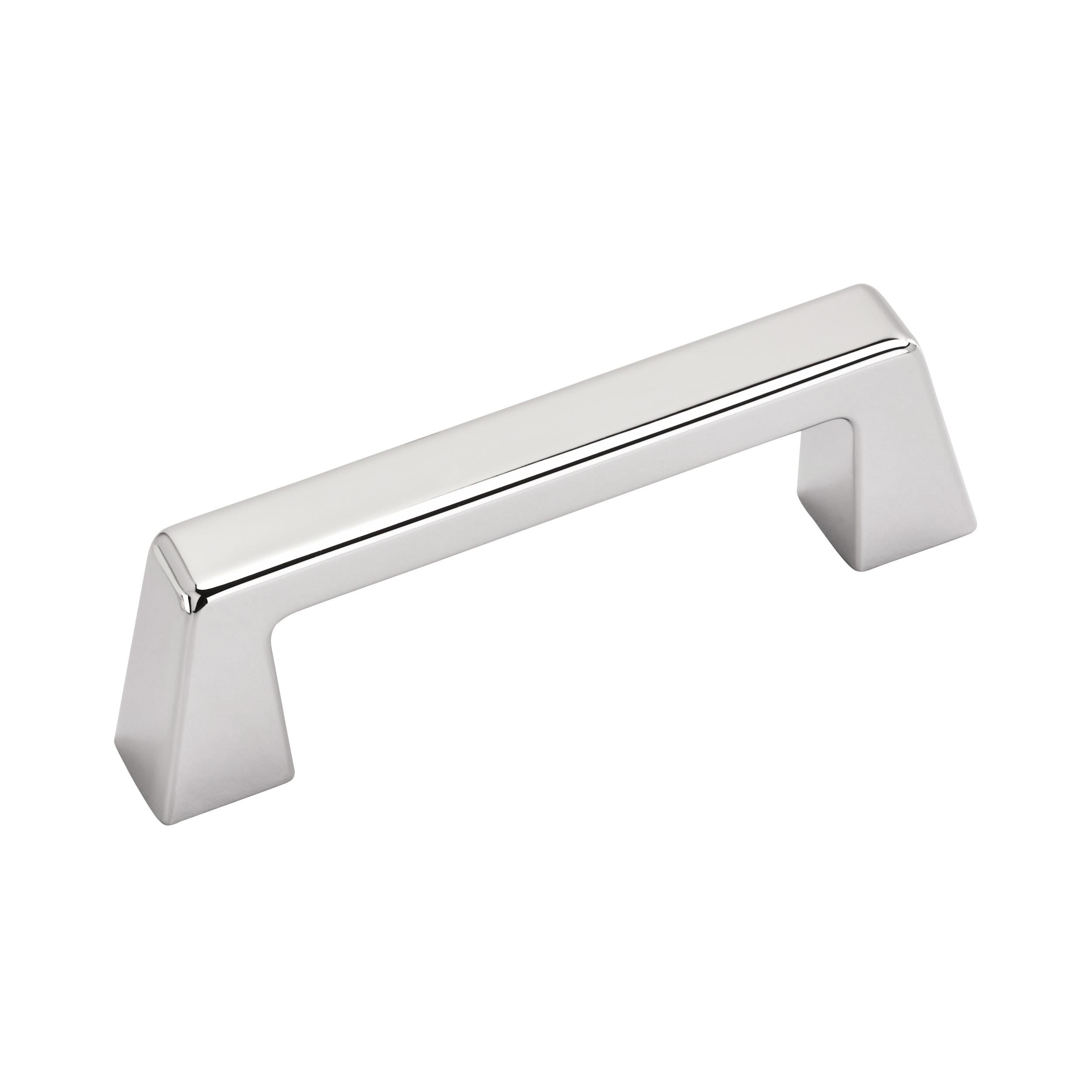 Blackrock 3 inch (76mm) Center-to-Center Polished Chrome Cabinet Pull