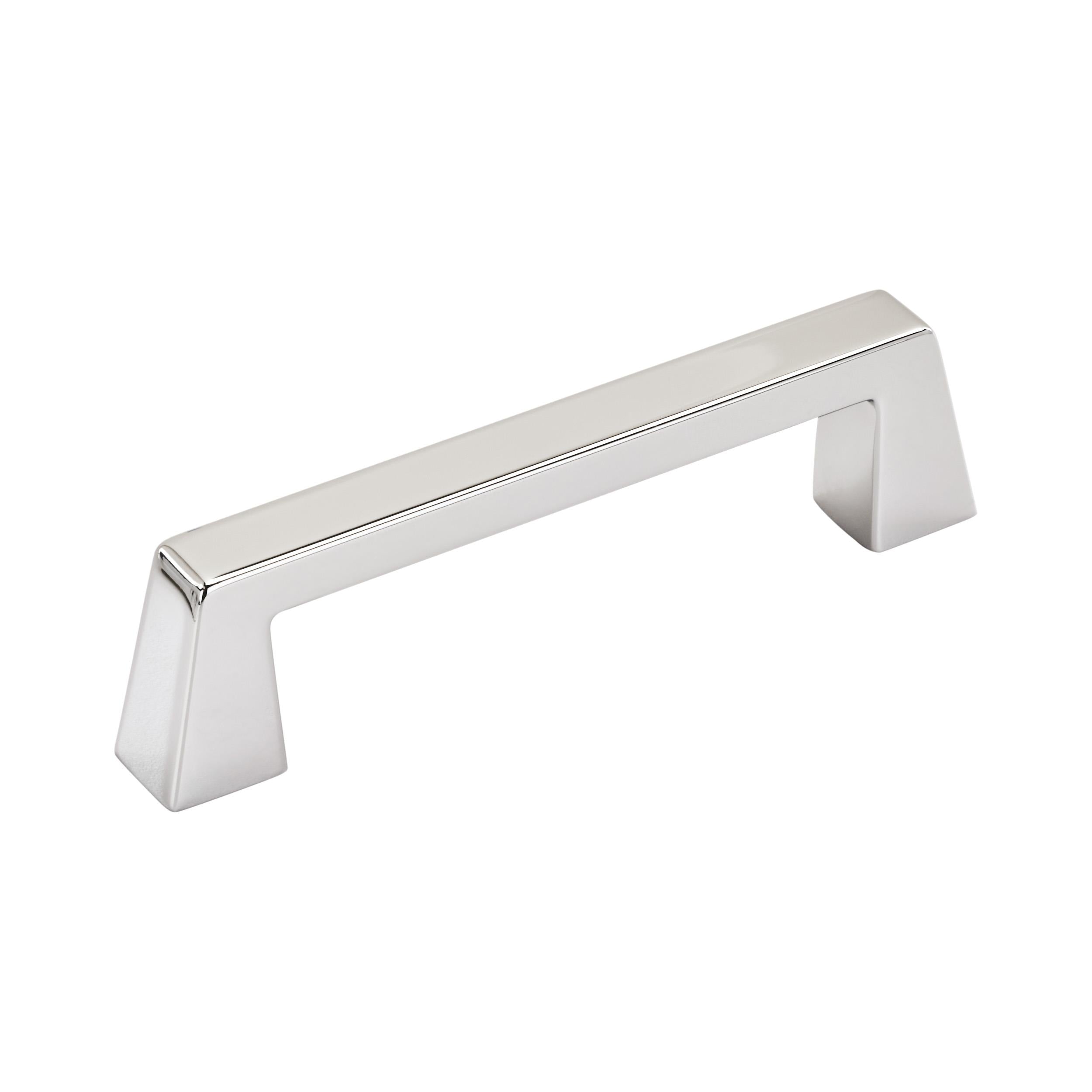 Blackrock 3-3/4 inch (96mm) Center-to-Center Polished Chrome Cabinet Pull