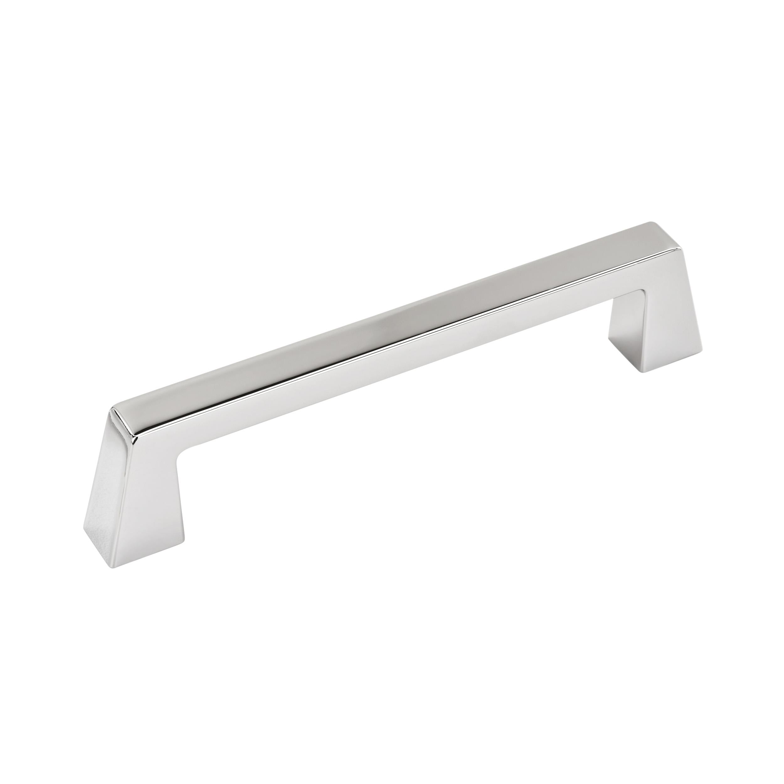 Blackrock 5-1/16 inch (128mm) Center-to-Center Polished Chrome Cabinet Pull
