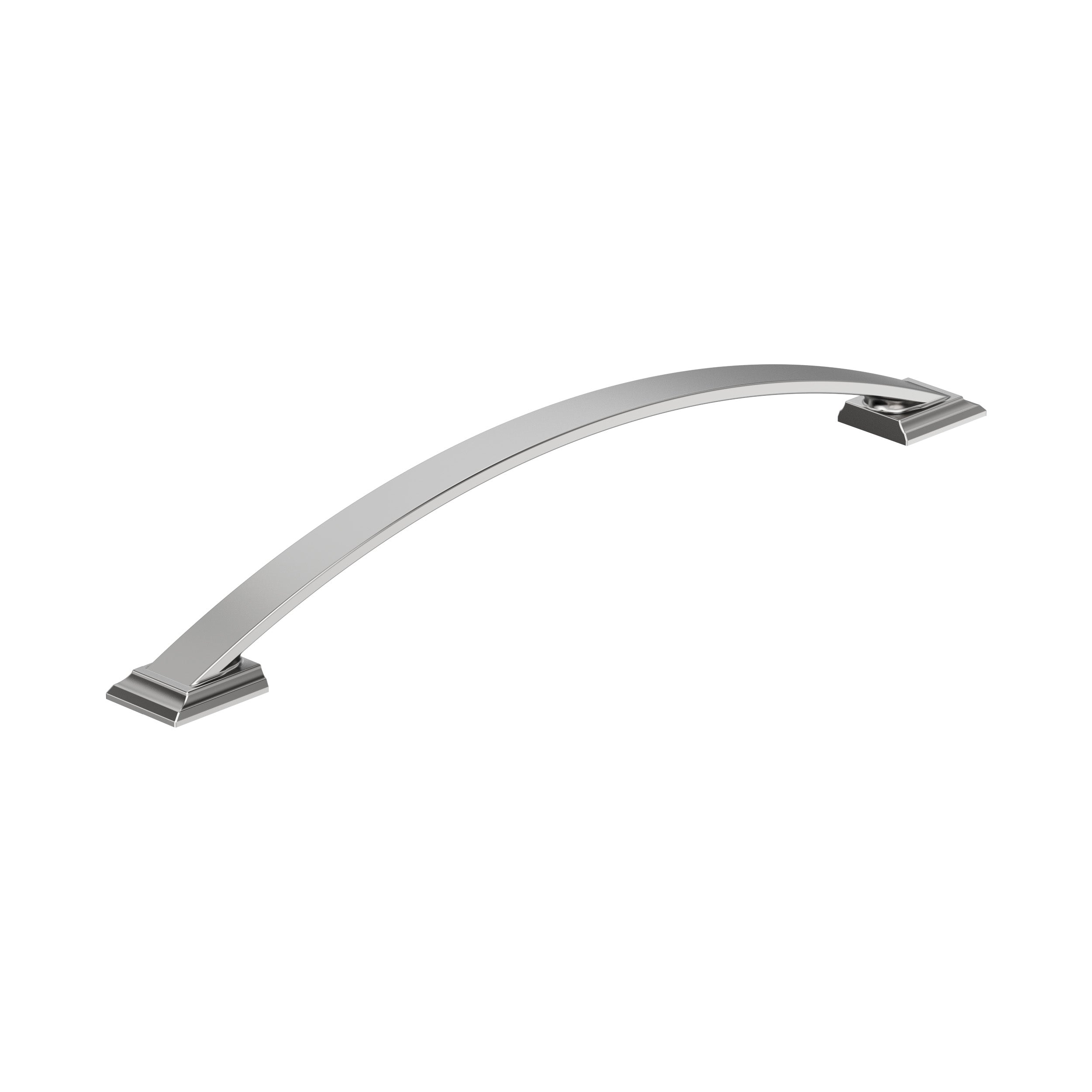 Candler 10-1/16 inch (256mm) Center-to-Center Polished Chrome Cabinet Pull