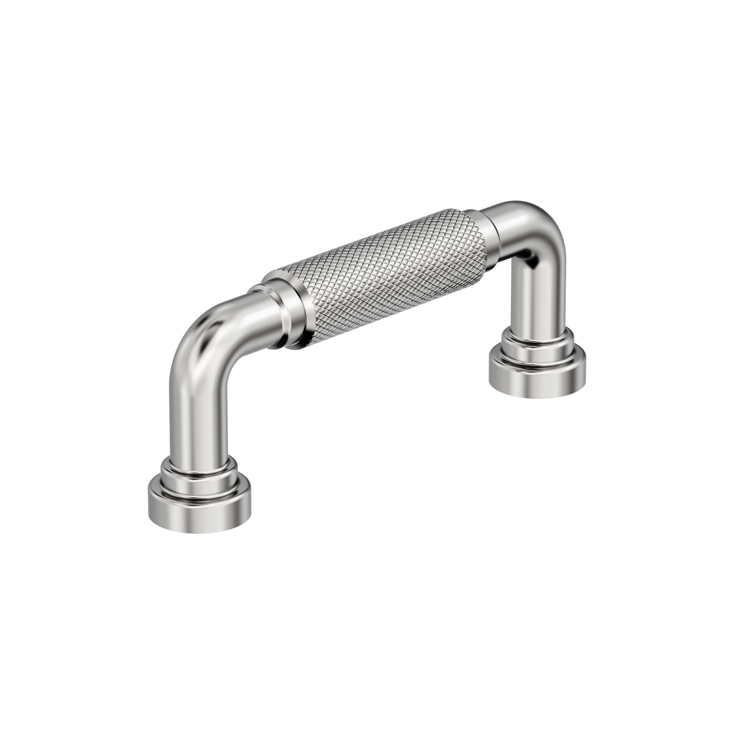 Collet 3 inch (76mm) Center-to-Center Polished Chrome Cabinet Pull