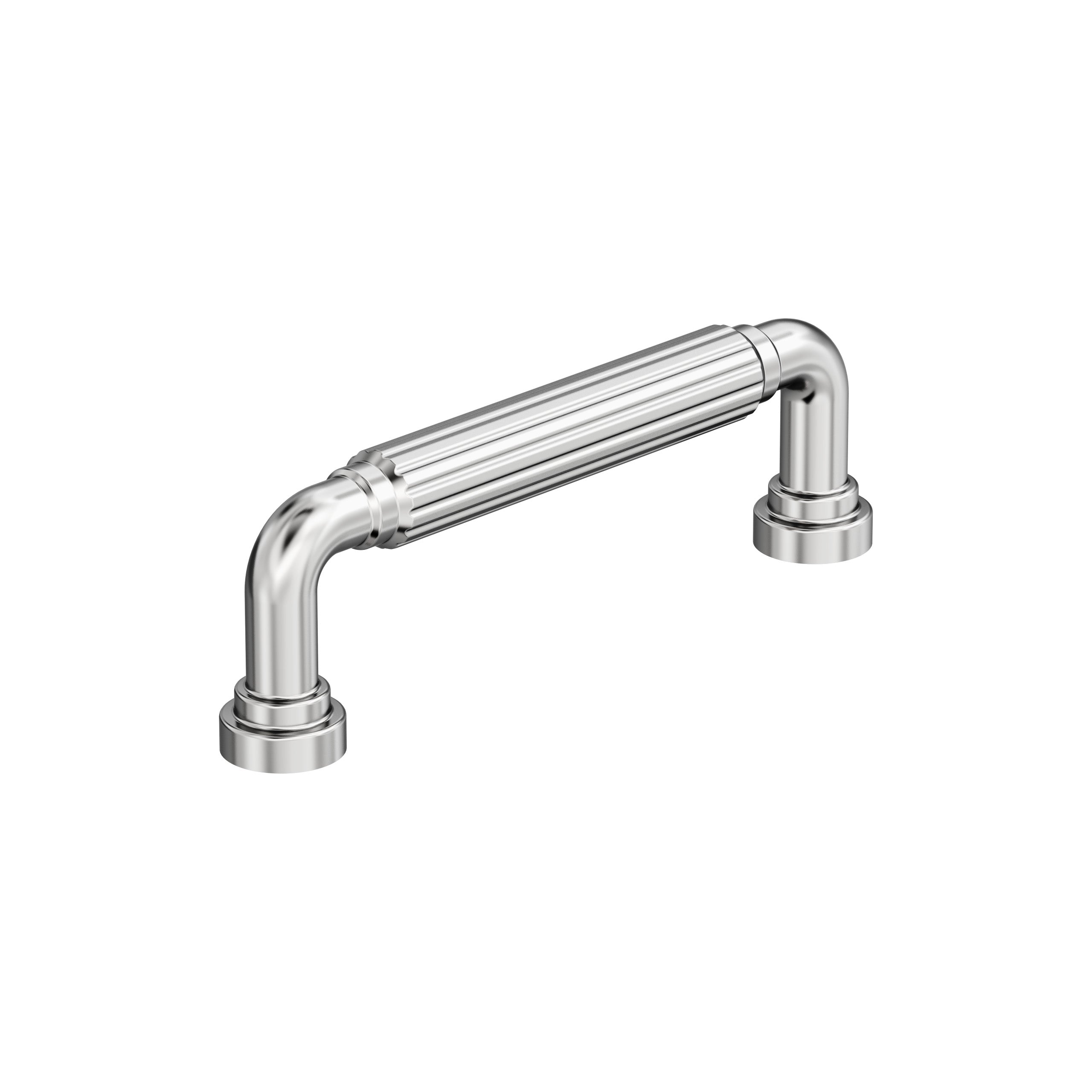Cowrie 3-3/4 inch (96mm) Center-to-Center Polished Chrome Cabinet Pull