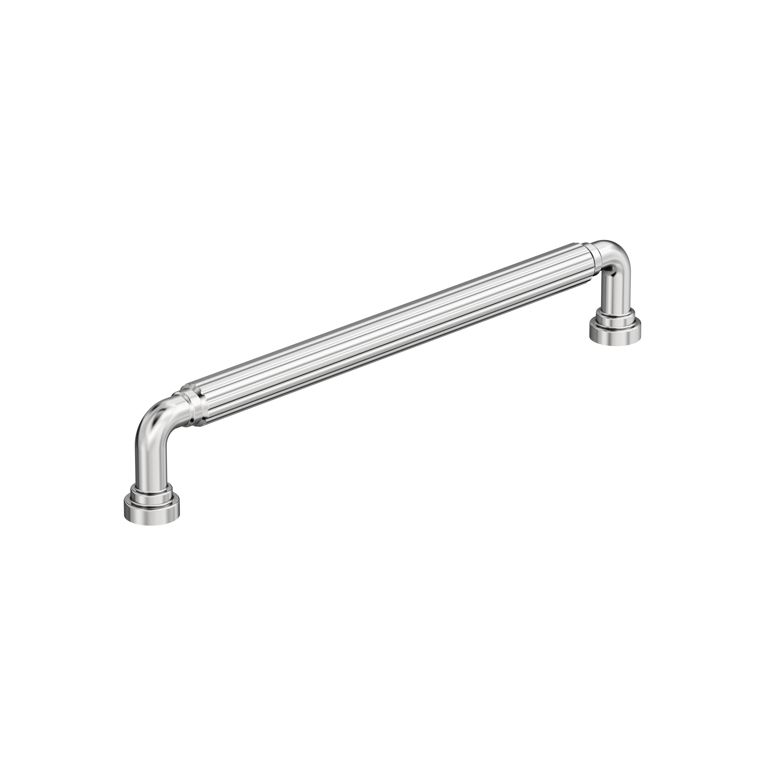 Cowrie 7-9/16 inch (192mm) Center-to-Center Polished Chrome Cabinet Pull