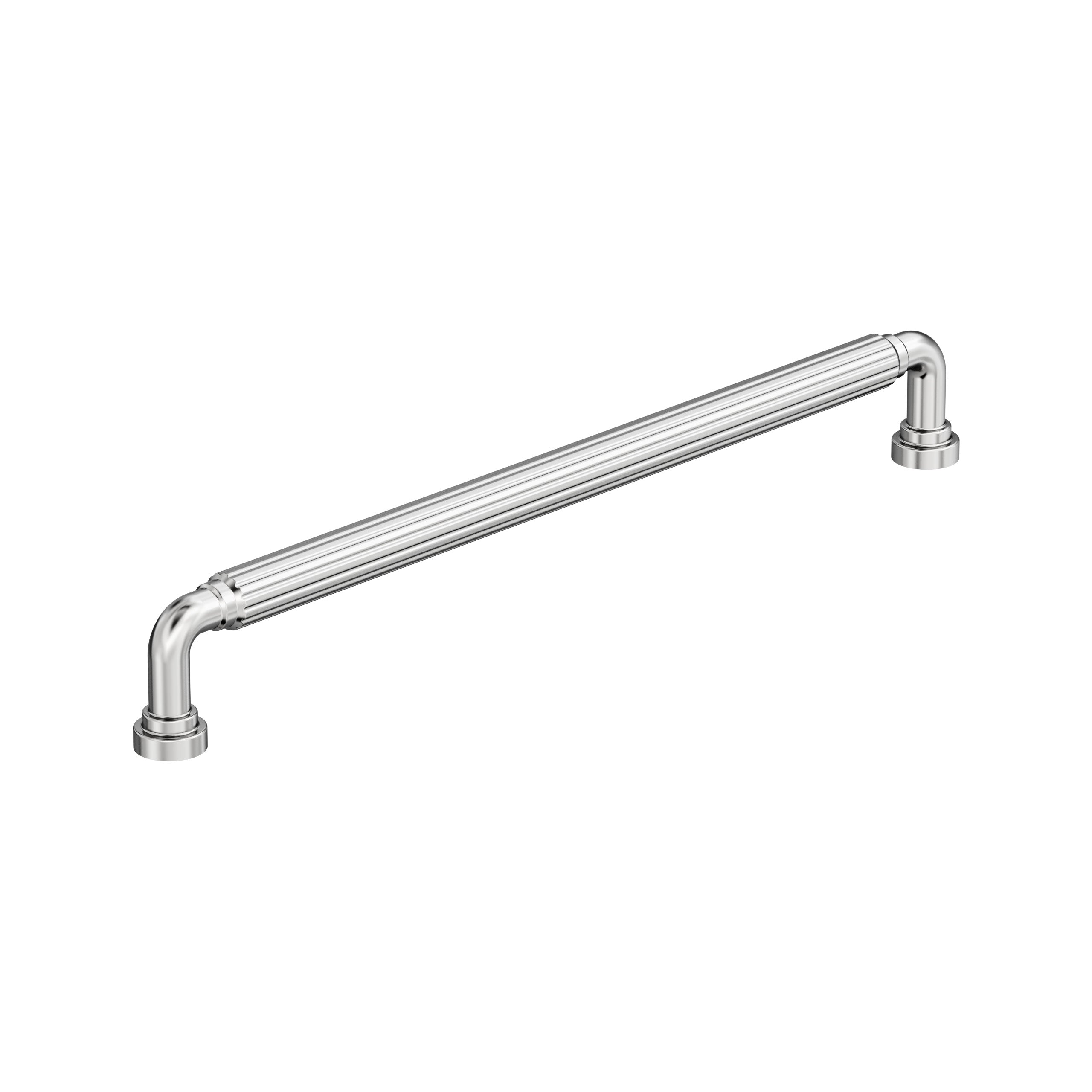 Cowrie 10-1/16 inch (256mm) Center-to-Center Polished Chrome Cabinet Pull