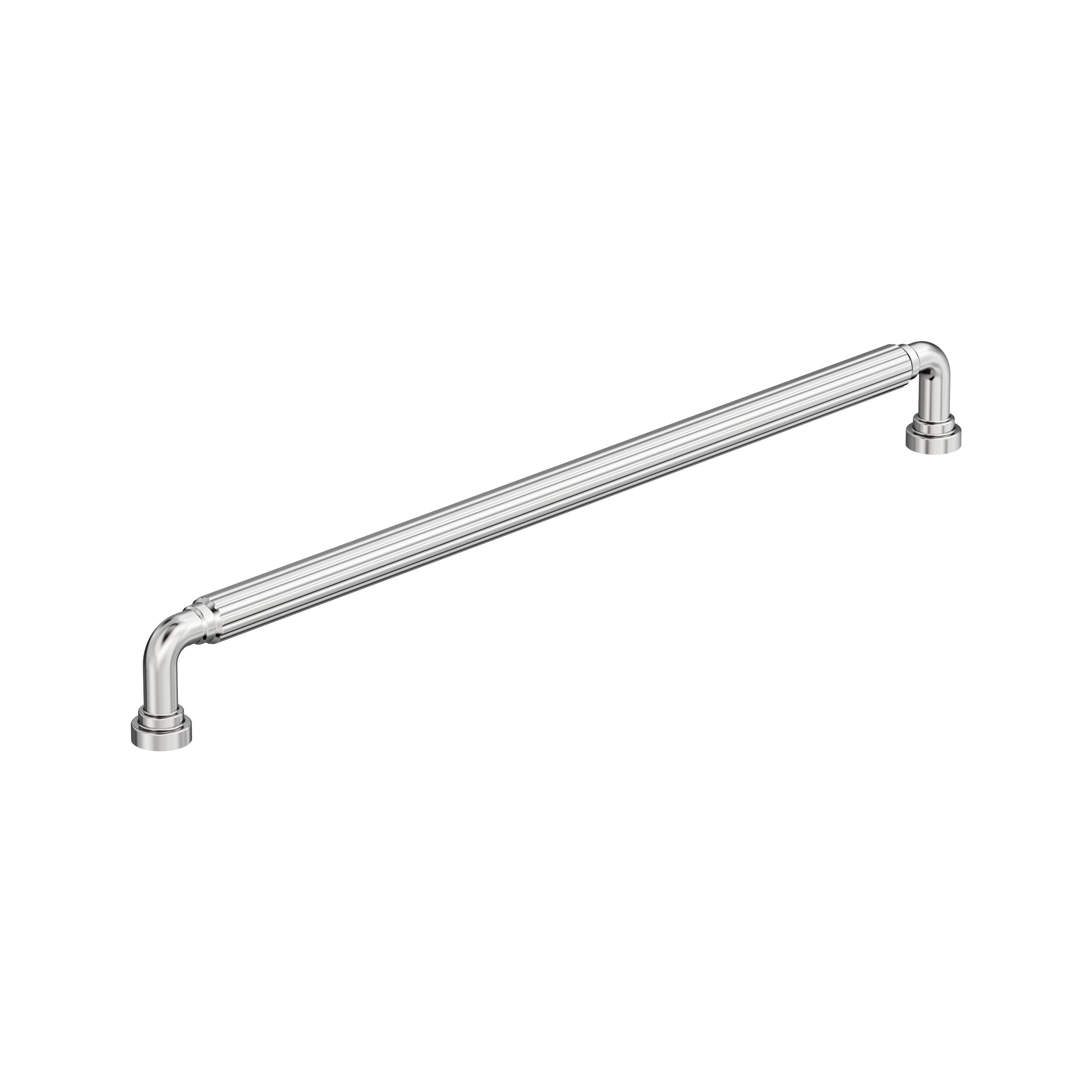 Cowrie 12-5/8 inch (320mm) Center-to-Center Polished Chrome Cabinet Pull