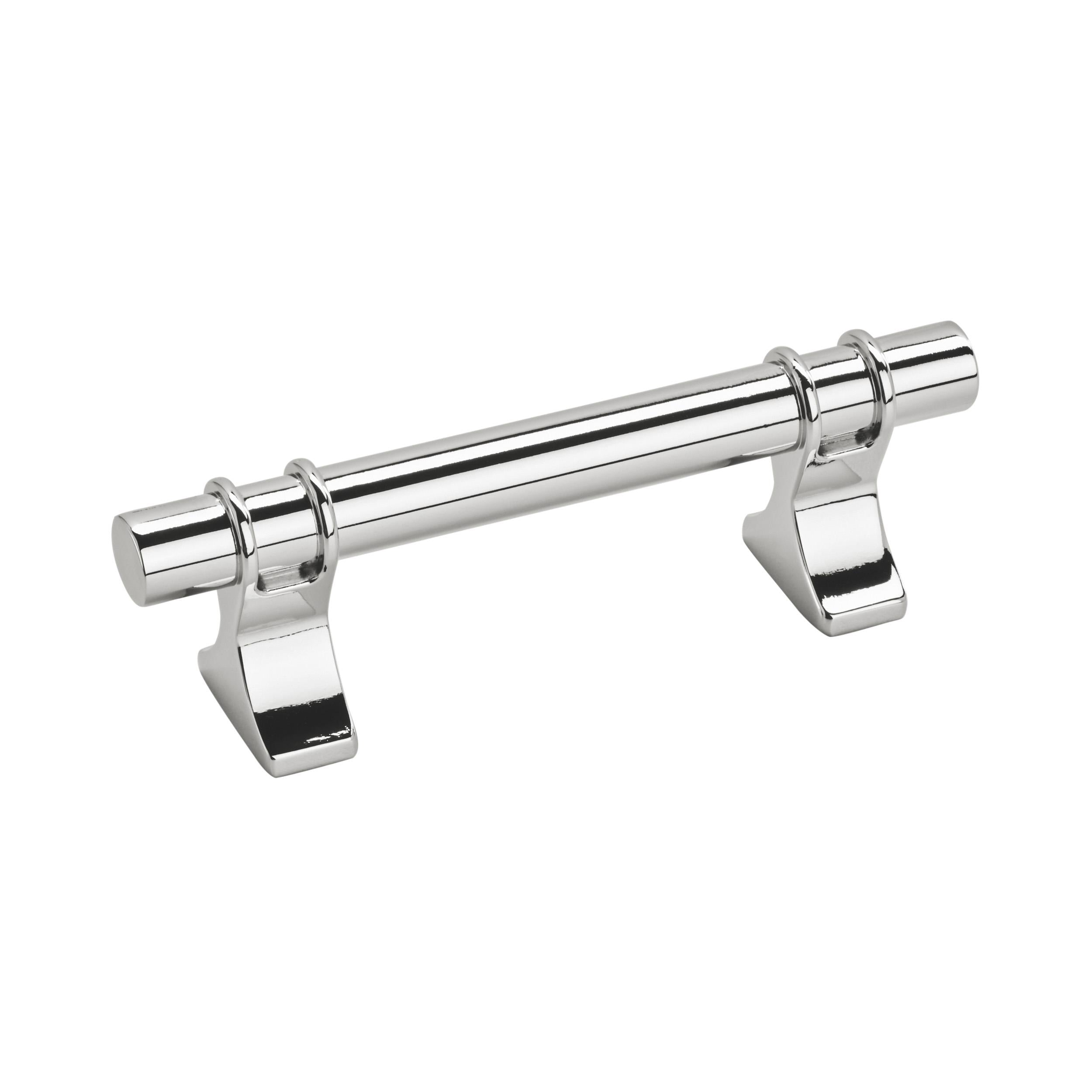 Davenport 3 inch (76mm) Center-to-Center Polished Chrome Cabinet Pull