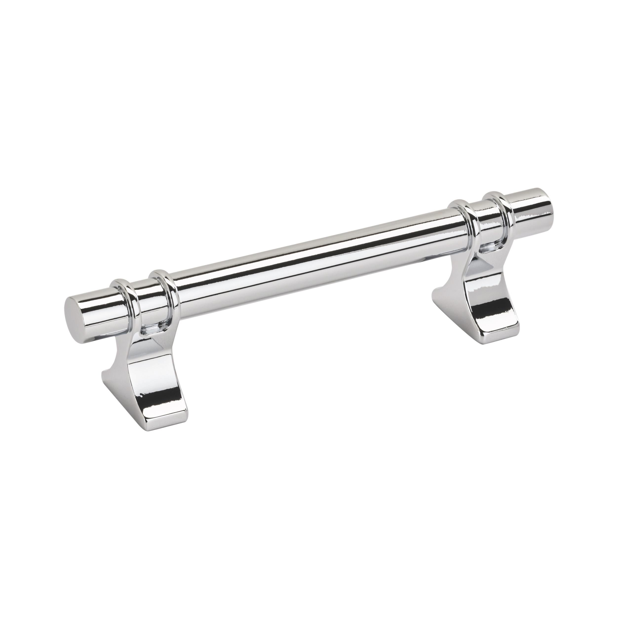 Davenport 3-3/4 inch (96mm) Center-to-Center Polished Chrome Cabinet Pull
