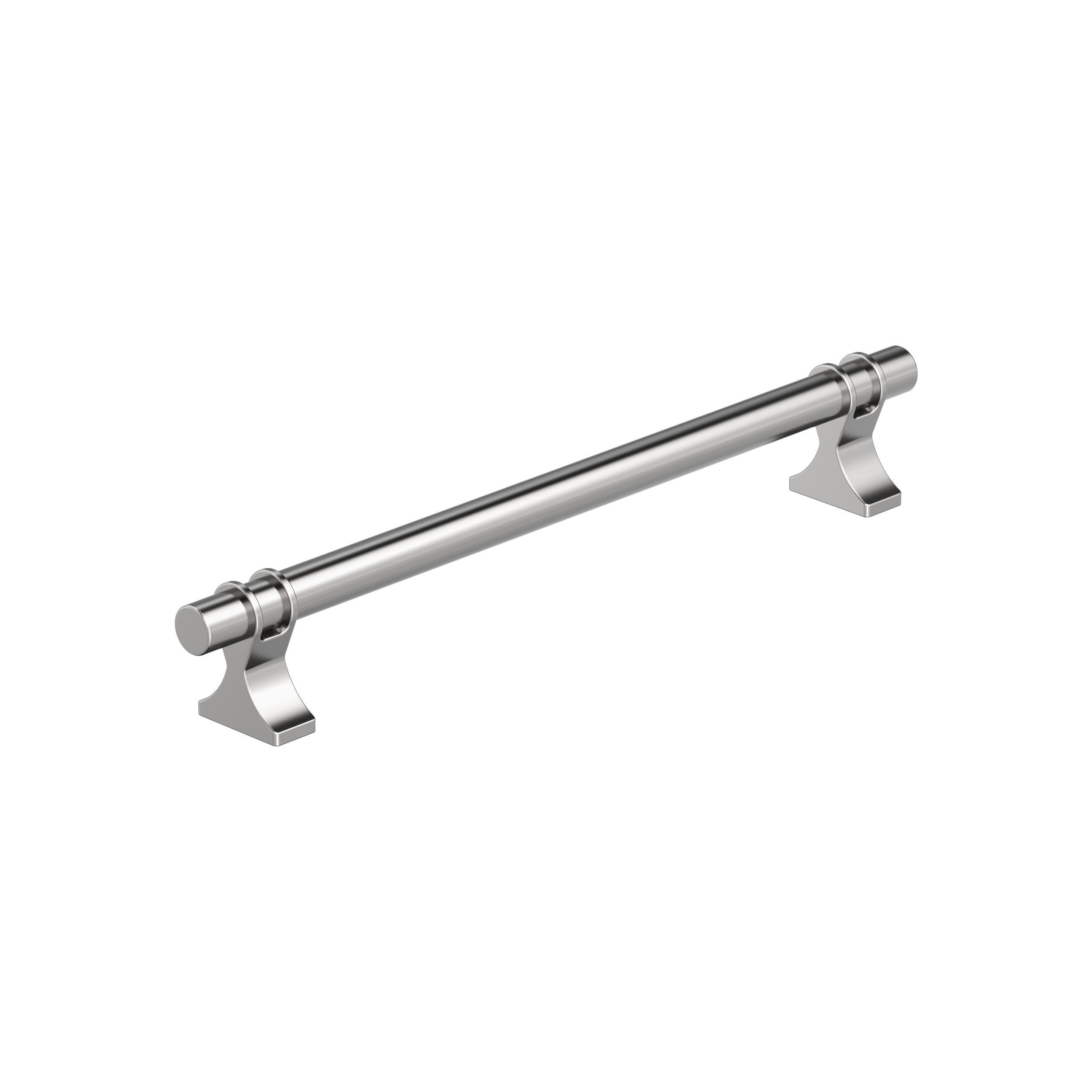 Davenport 7-9/16 inch (192mm) Center-to-Center Polished Chrome Cabinet Pull