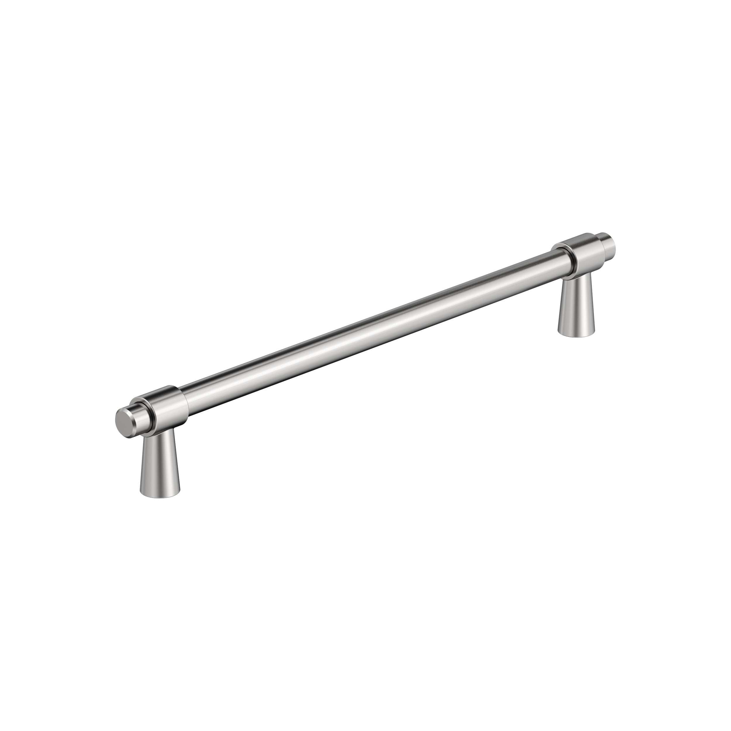 Destine 7-9/16 inch (192mm) Center-to-Center Polished Chrome Cabinet Pull
