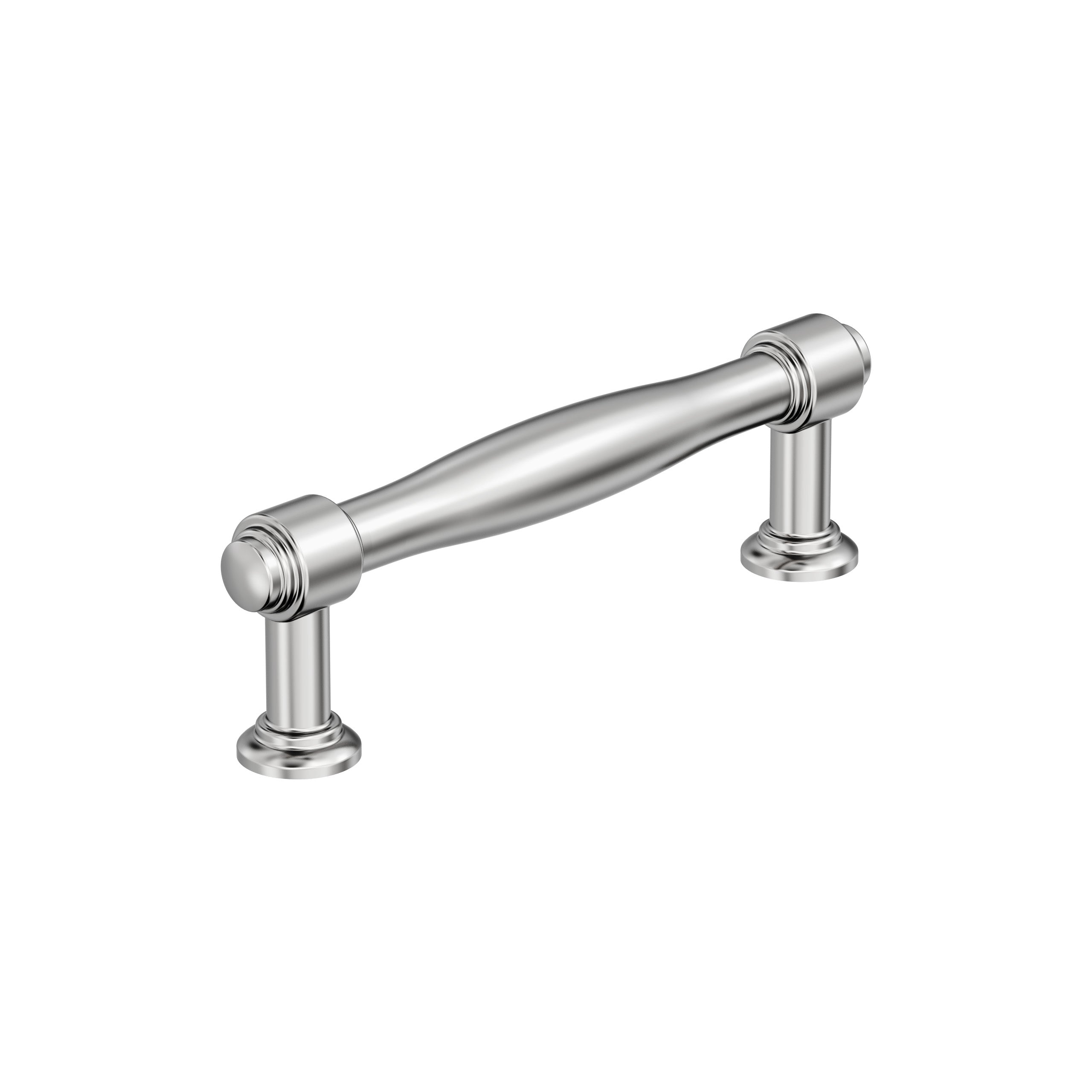 Enlivity 3-3/4 inch (96mm) Center-to-Center Polished Chrome Cabinet Pull