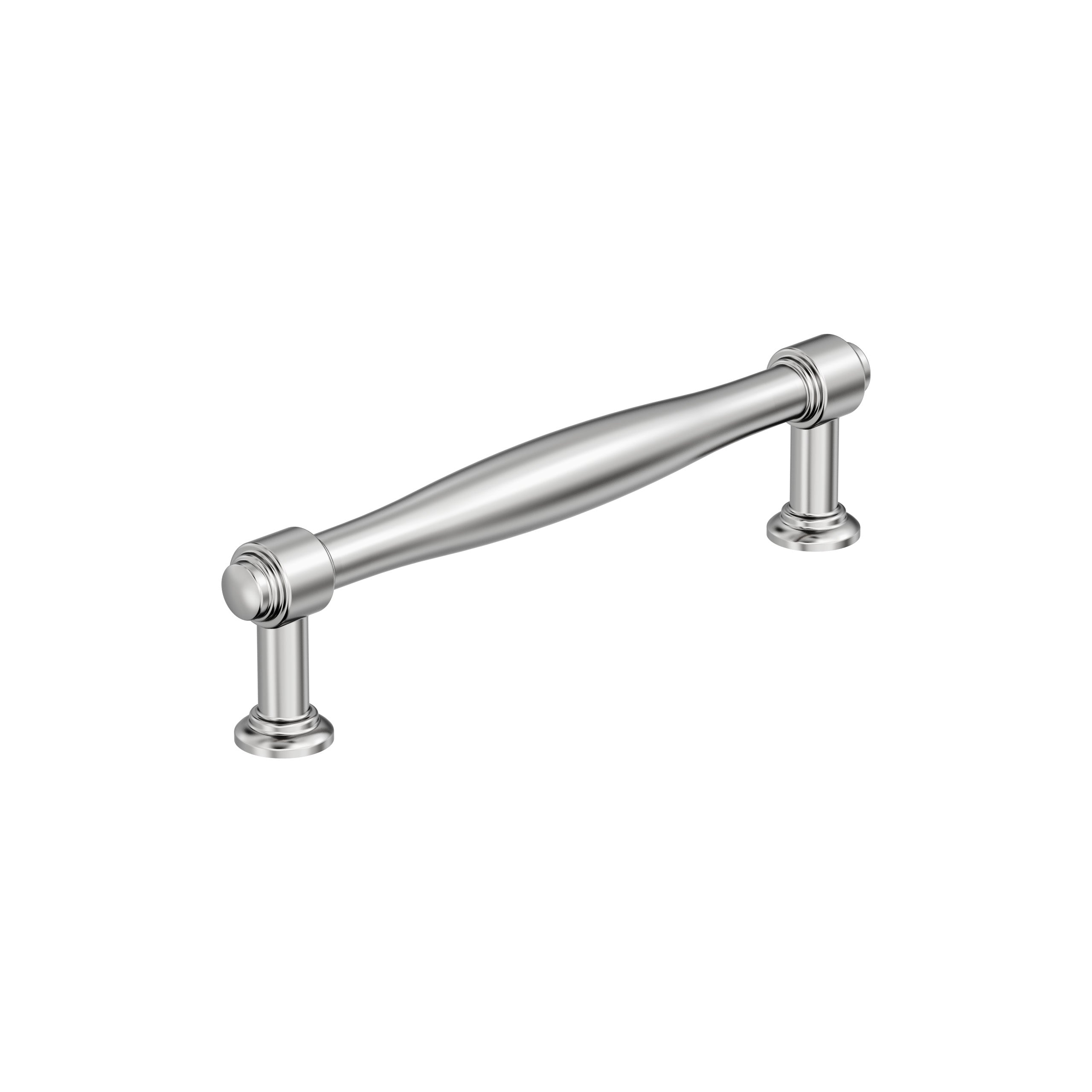 Enlivity 5-1/16 inch (128mm) Center-to-Center Polished Chrome Cabinet Pull