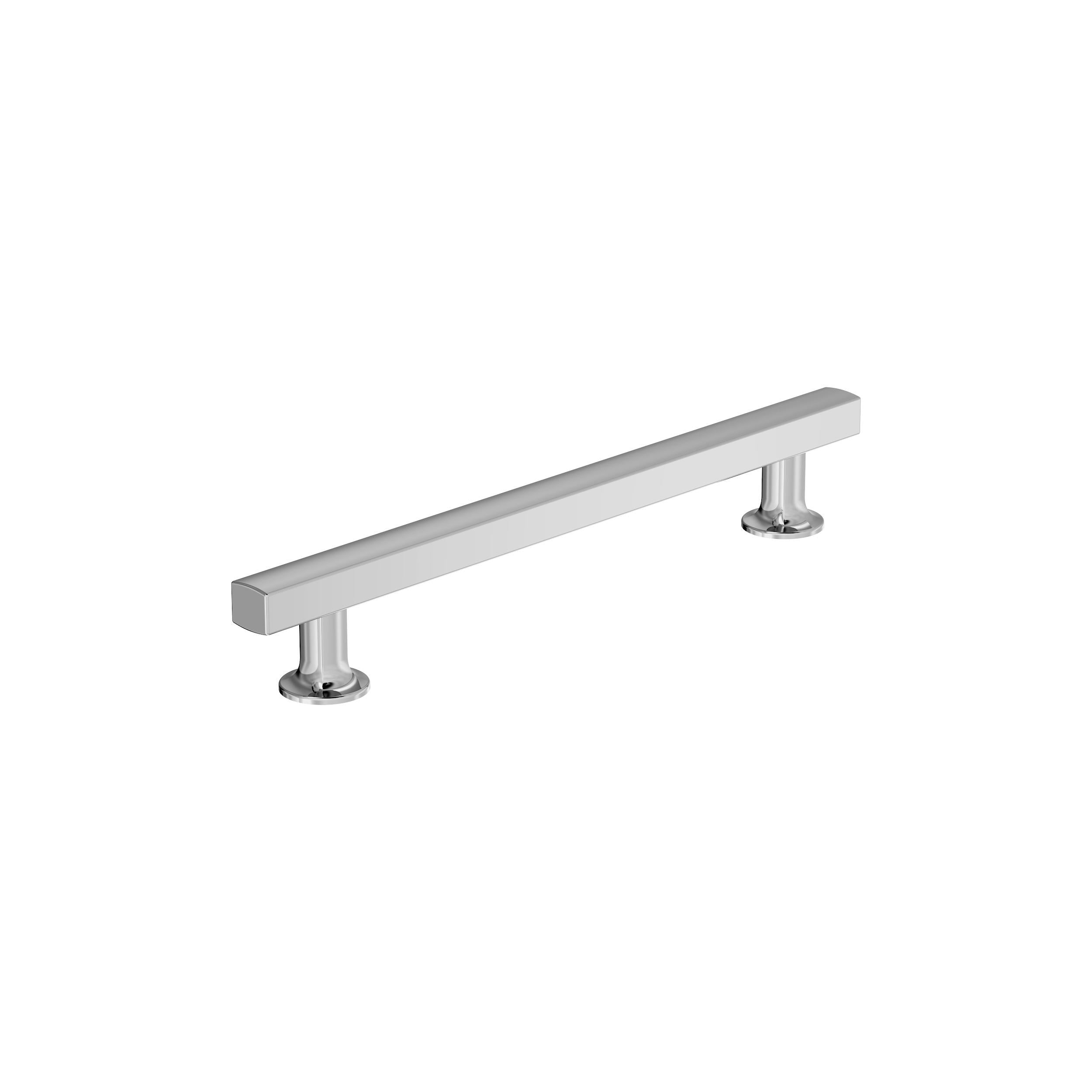 Everett 6-5/16 inch (160mm) Center-to-Center Polished Chrome Cabinet Pull