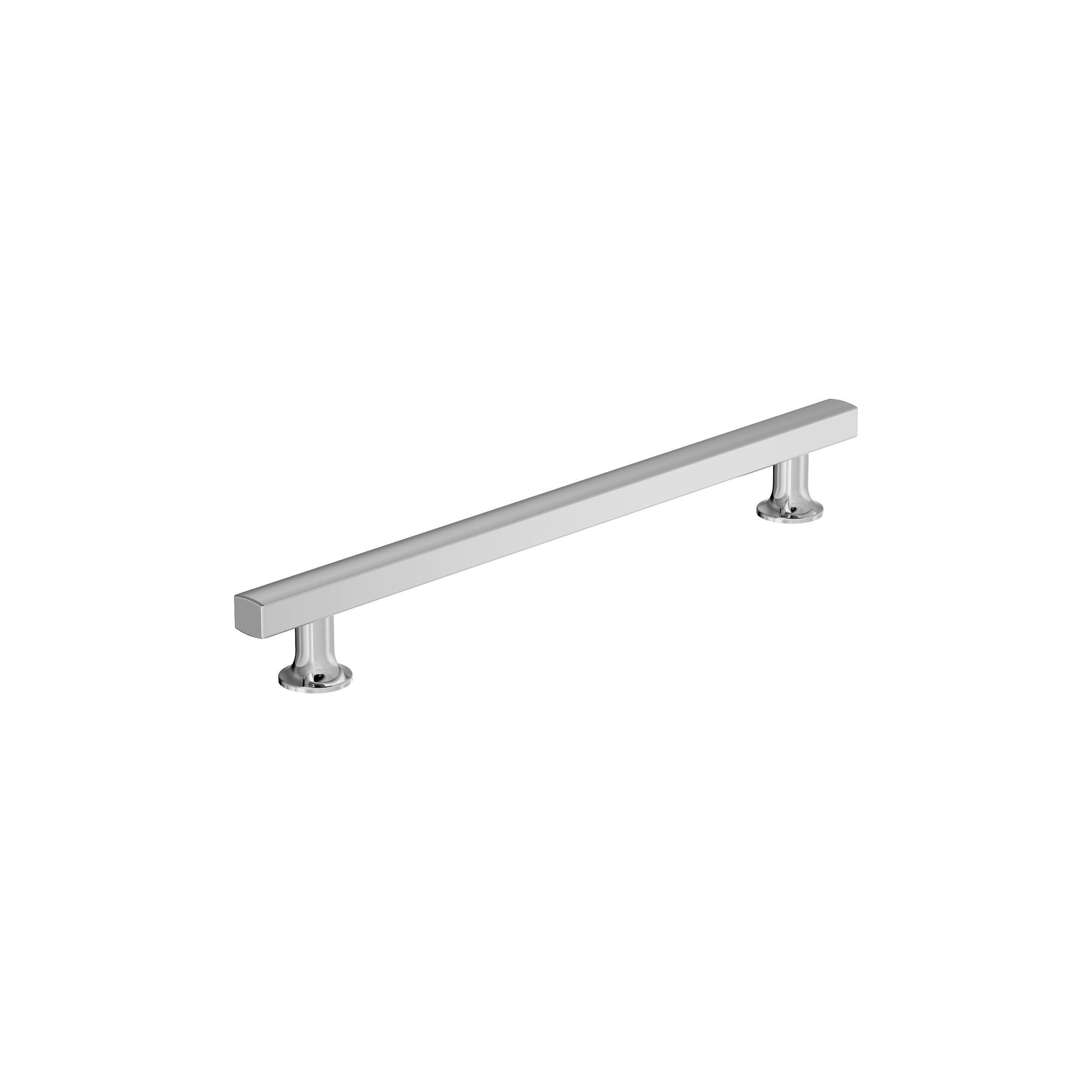 Everett 8-13/16 inch (224mm) Center-to-Center Polished Chrome Cabinet Pull