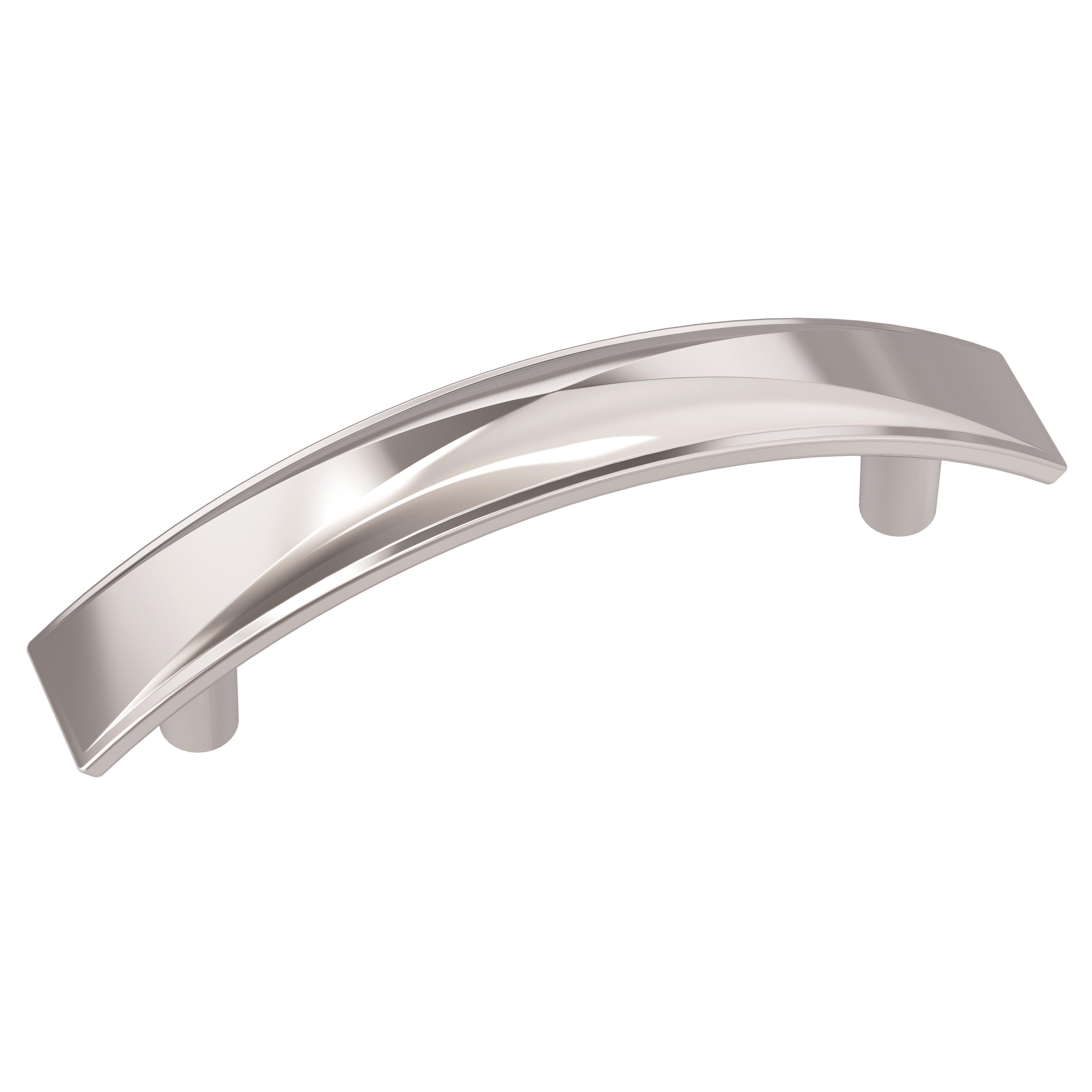 Extensity 3 inch (76mm) Center-to-Center Polished Chrome Cabinet Pull