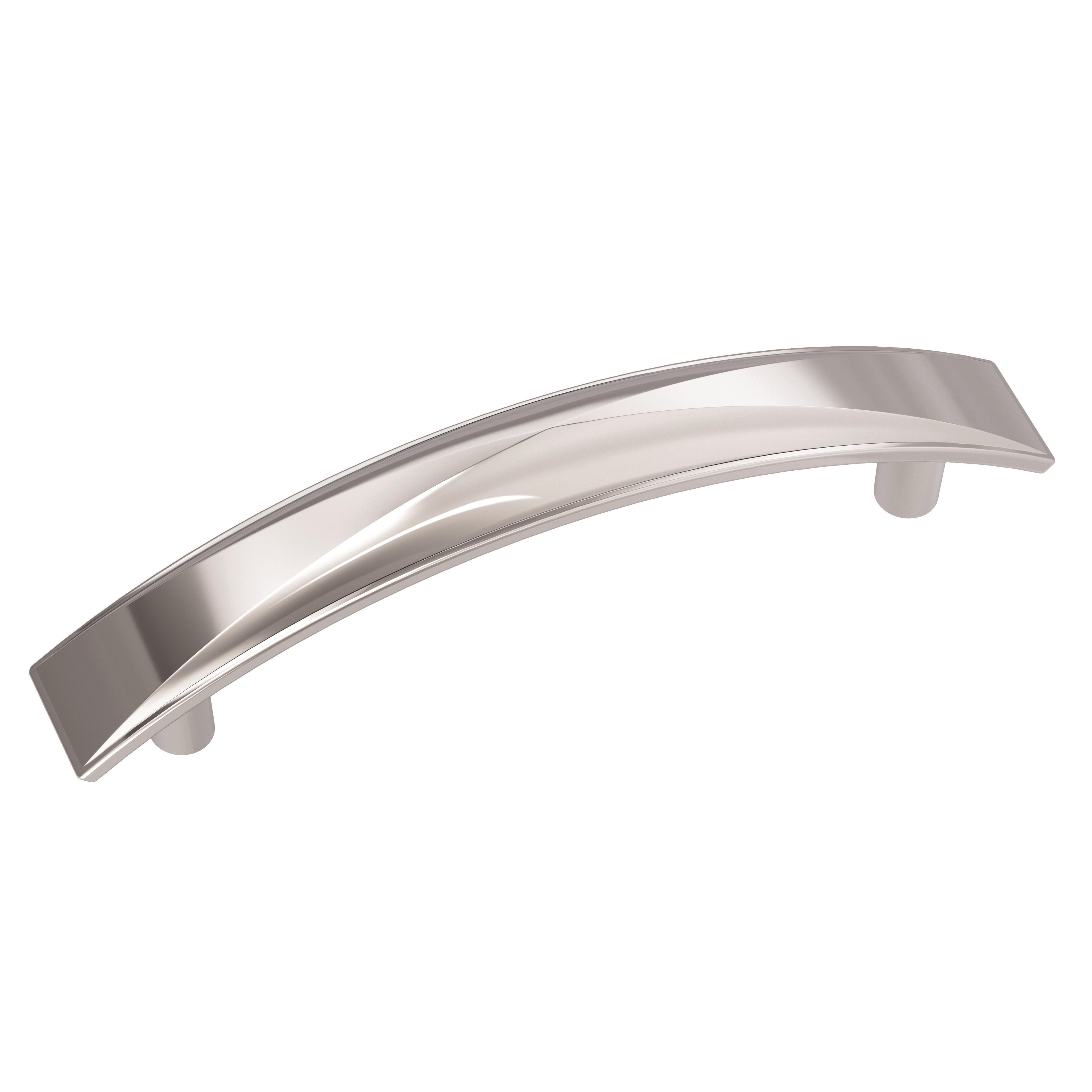 Extensity 3-3/4 inch (96mm) Center-to-Center Polished Chrome Cabinet Pull