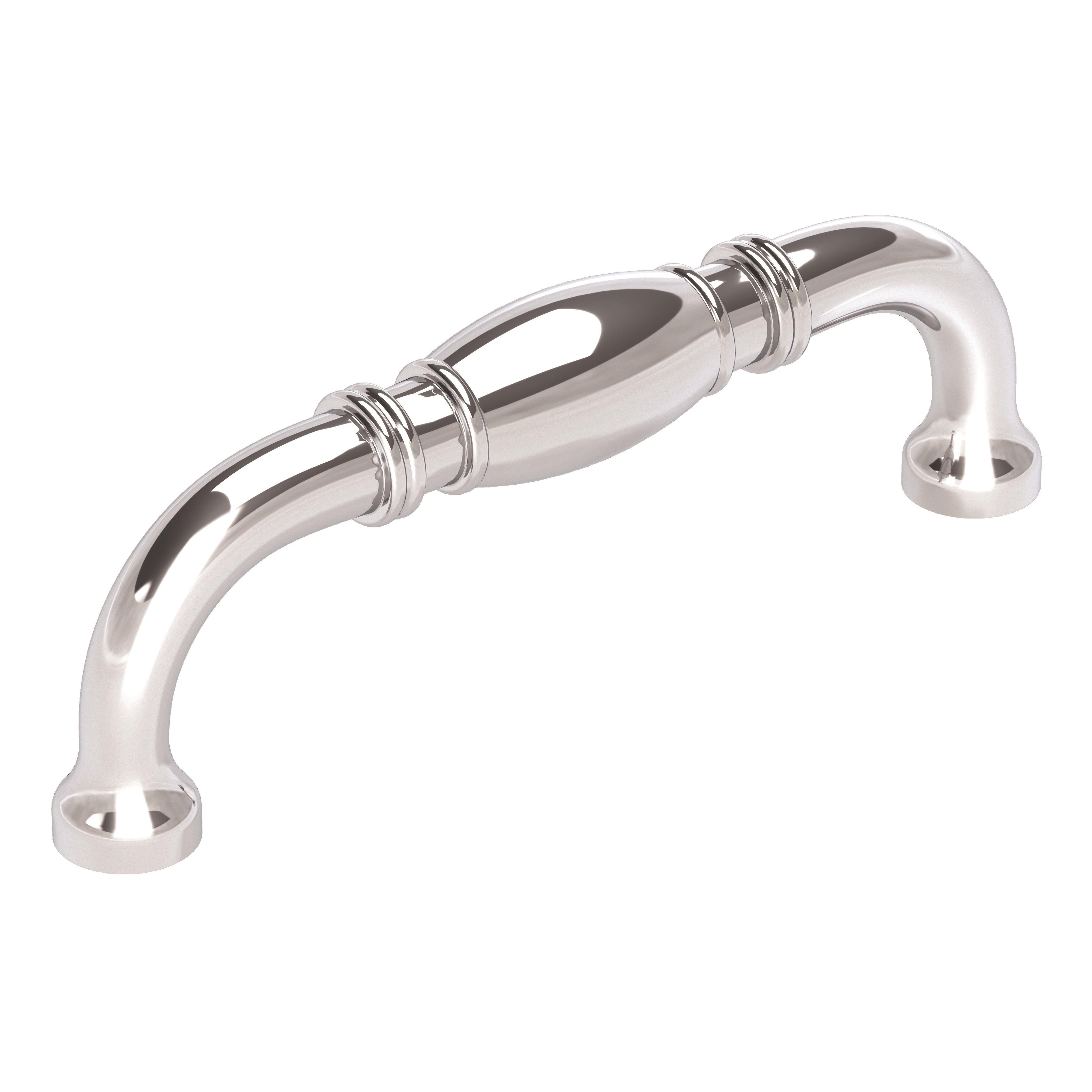 Granby 3-3/4 inch (96mm) Center-to-Center Polished Chrome Cabinet Pull