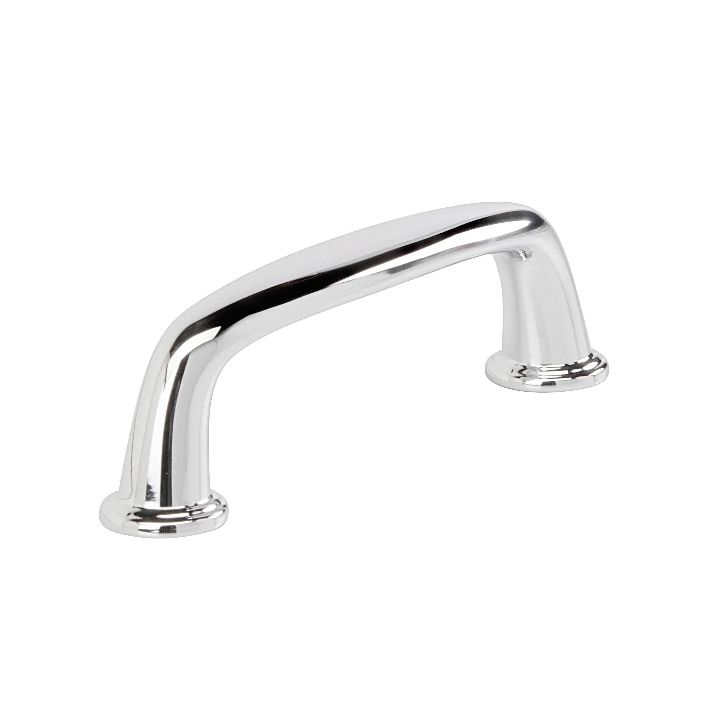 Kane 3 inch (76mm) Center-to-Center Polished Chrome Cabinet Pull