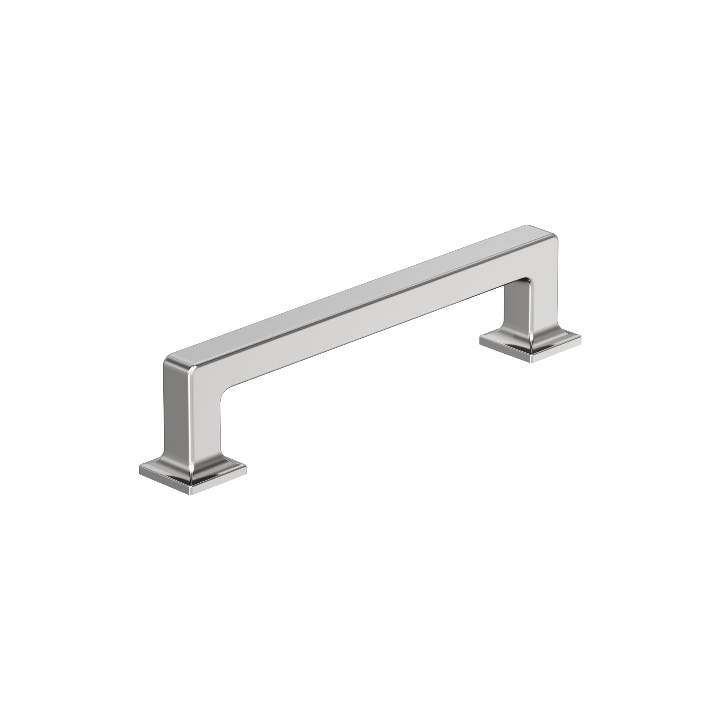 Lintel 5-1/16 inch (128mm) Center-to-Center Polished Chrome Cabinet Pull
