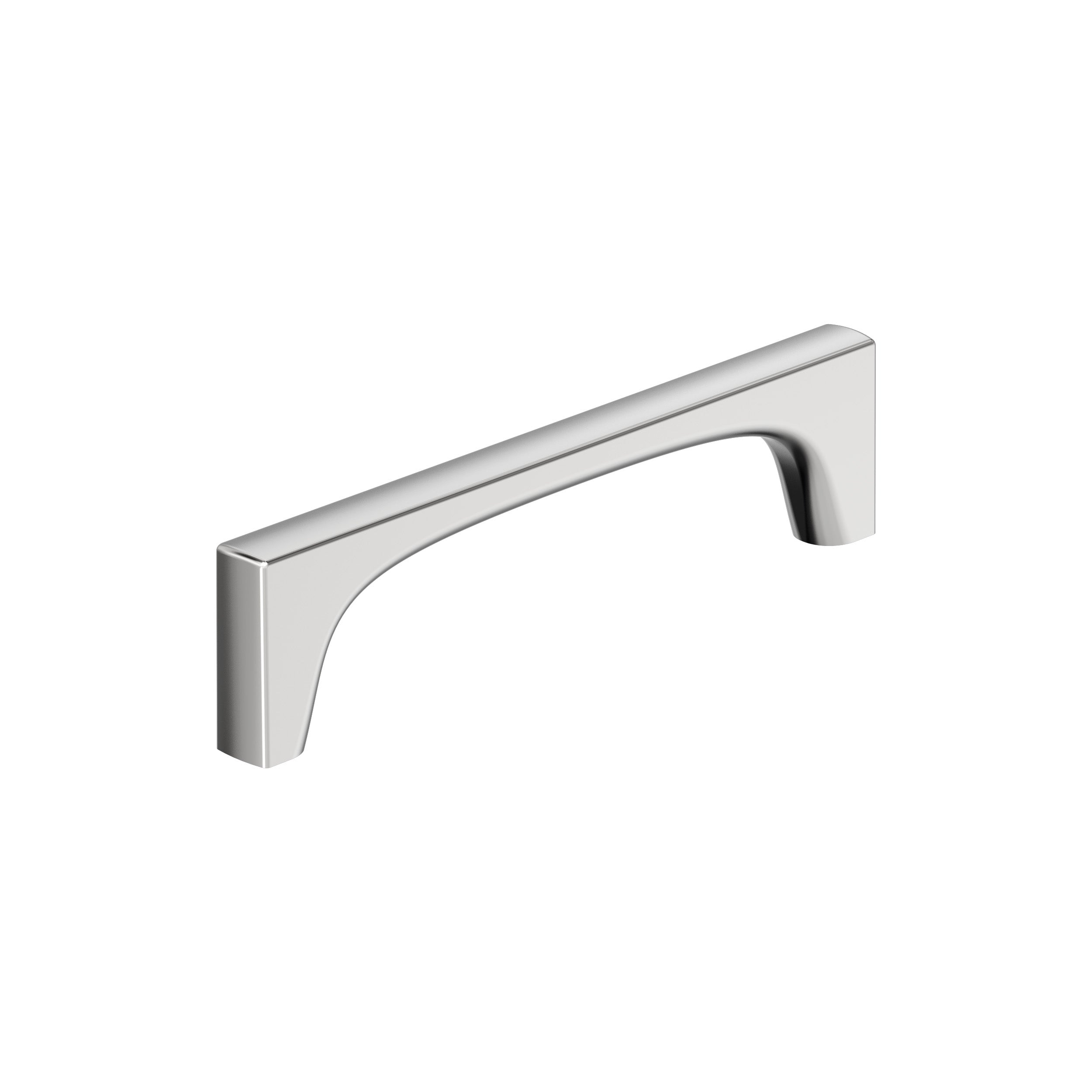 Merced 5-1/16 inch (128mm) Center-to-Center Polished Chrome Cabinet Pull