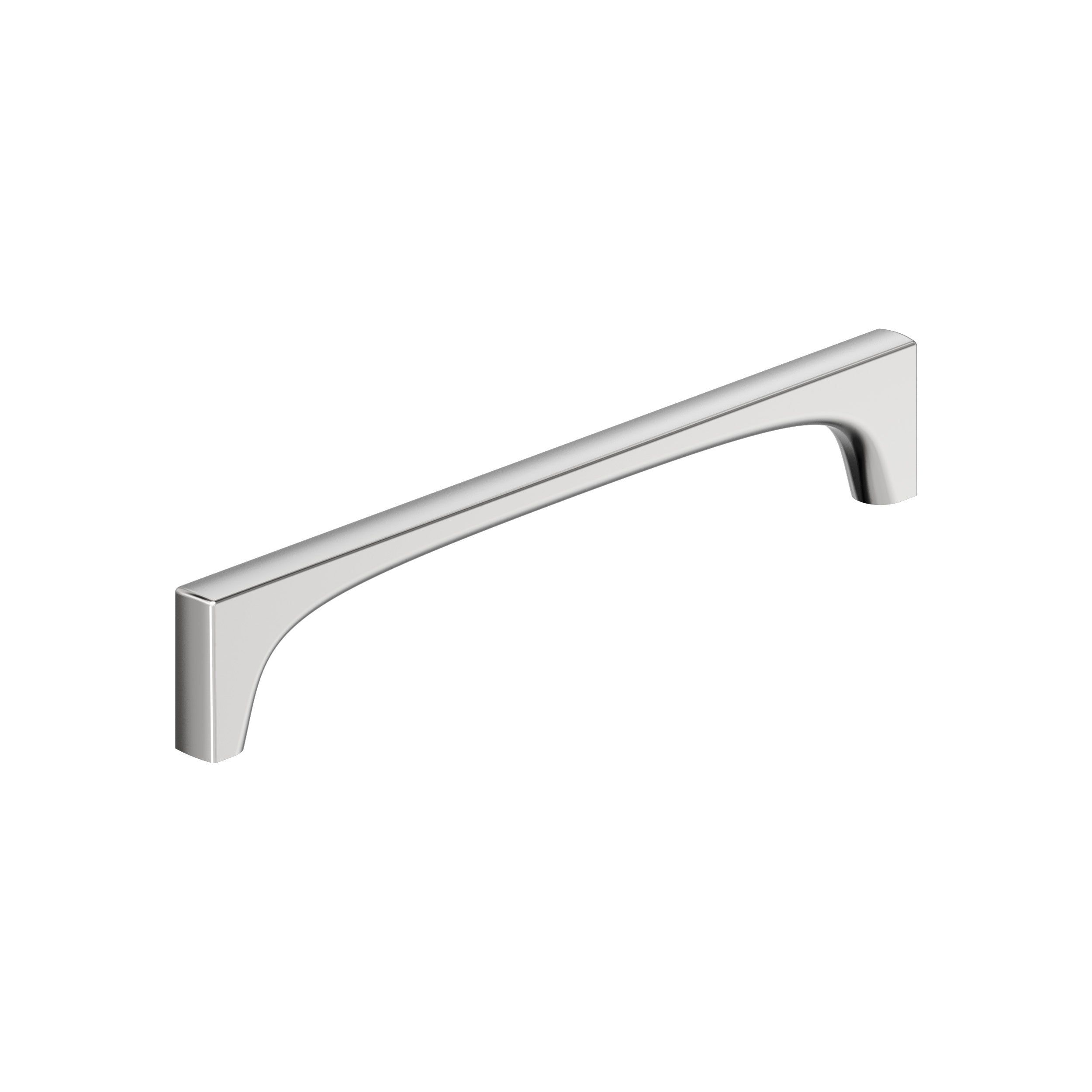Merced 7-9/16 inch (192mm) Center-to-Center Polished Chrome Cabinet Pull