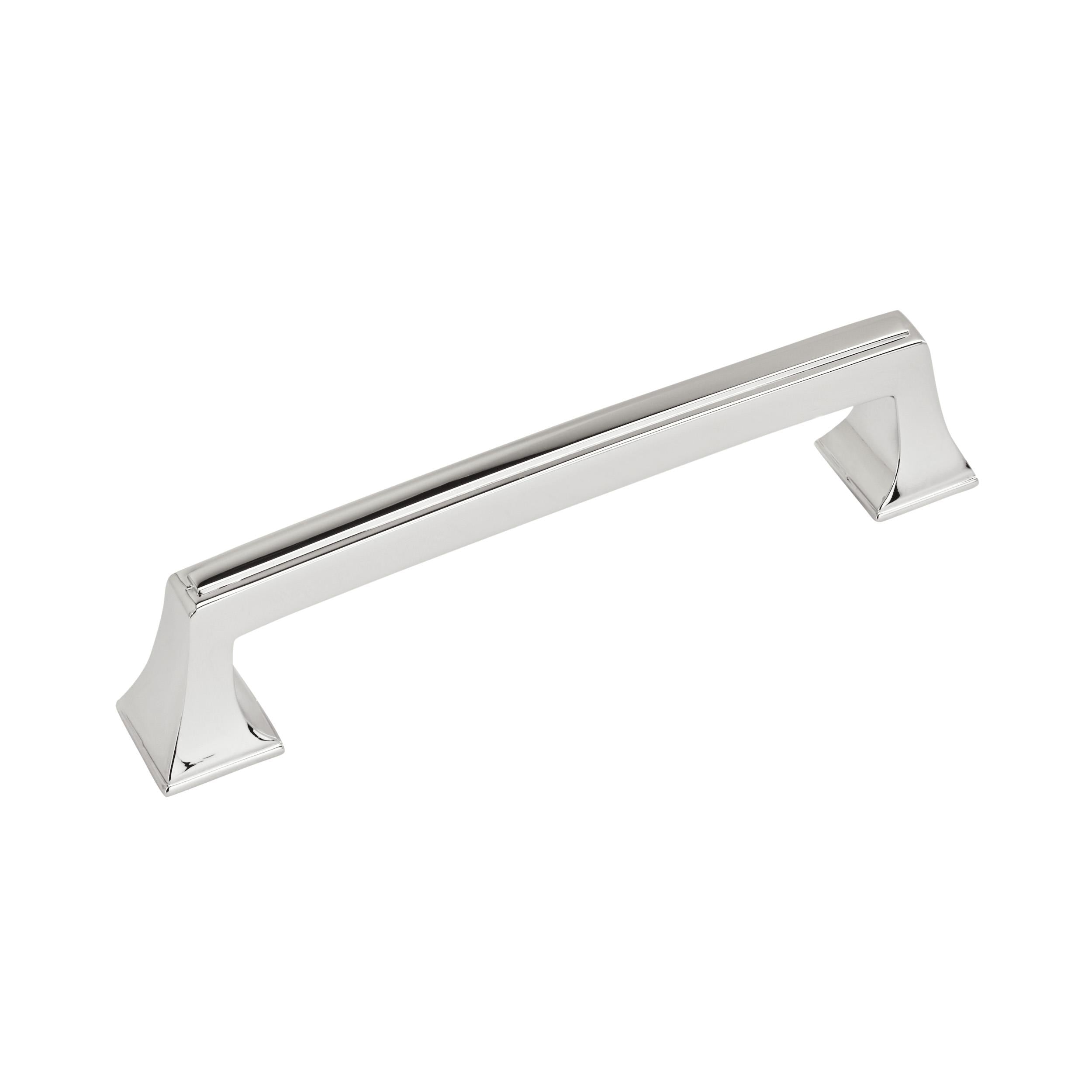 Mulholland 5-1/16 inch (128mm) Center-to-Center Polished Chrome Cabinet Pull