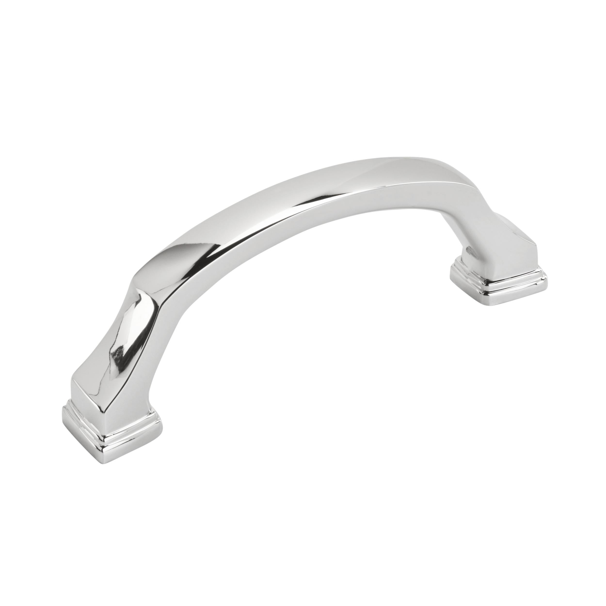 Revitalize 3 inch (76mm) Center-to-Center Polished Chrome Cabinet Pull