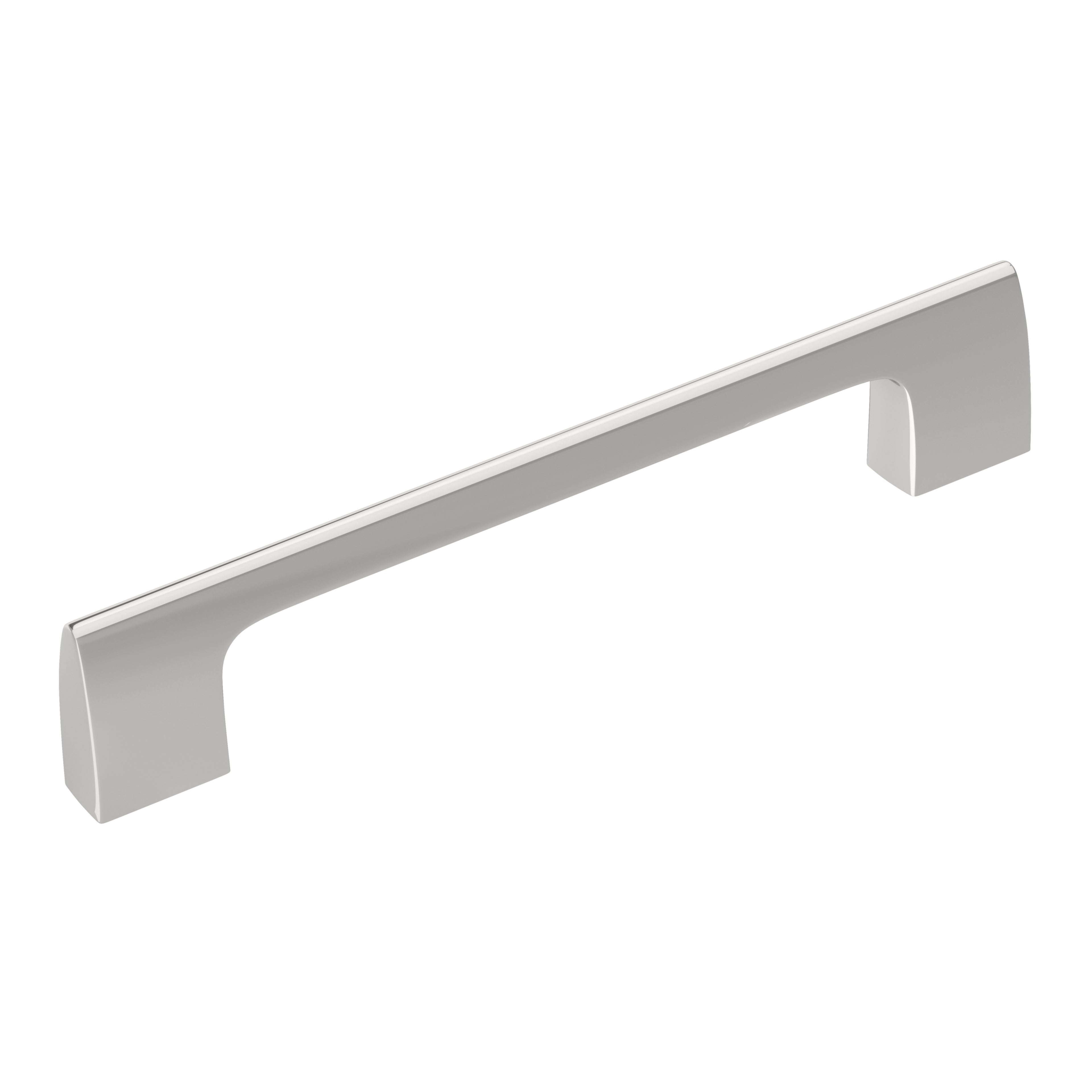 Riva 5-1/16 inch (128mm) Center-to-Center Polished Chrome Cabinet Pull