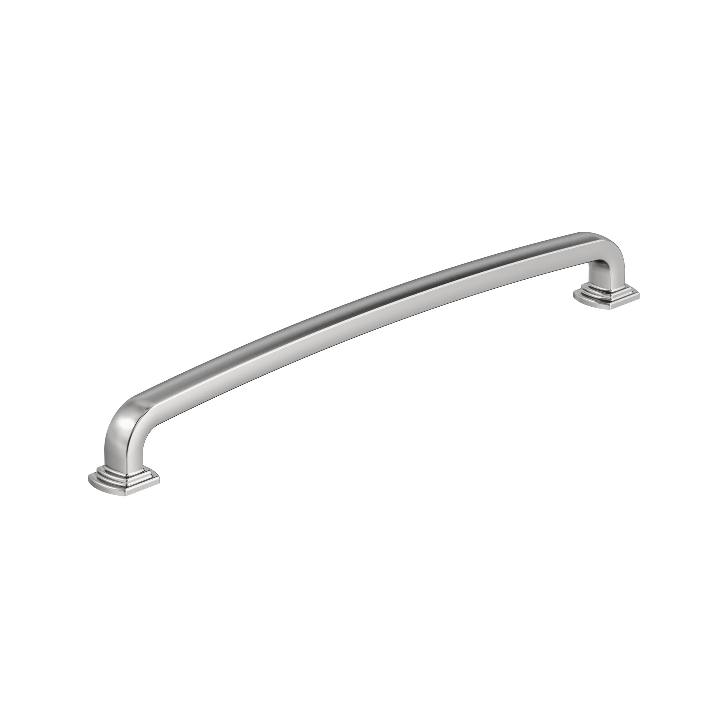Surpass 10-1/16 inch (256mm) Center-to-Center Polished Chrome Cabinet Pull