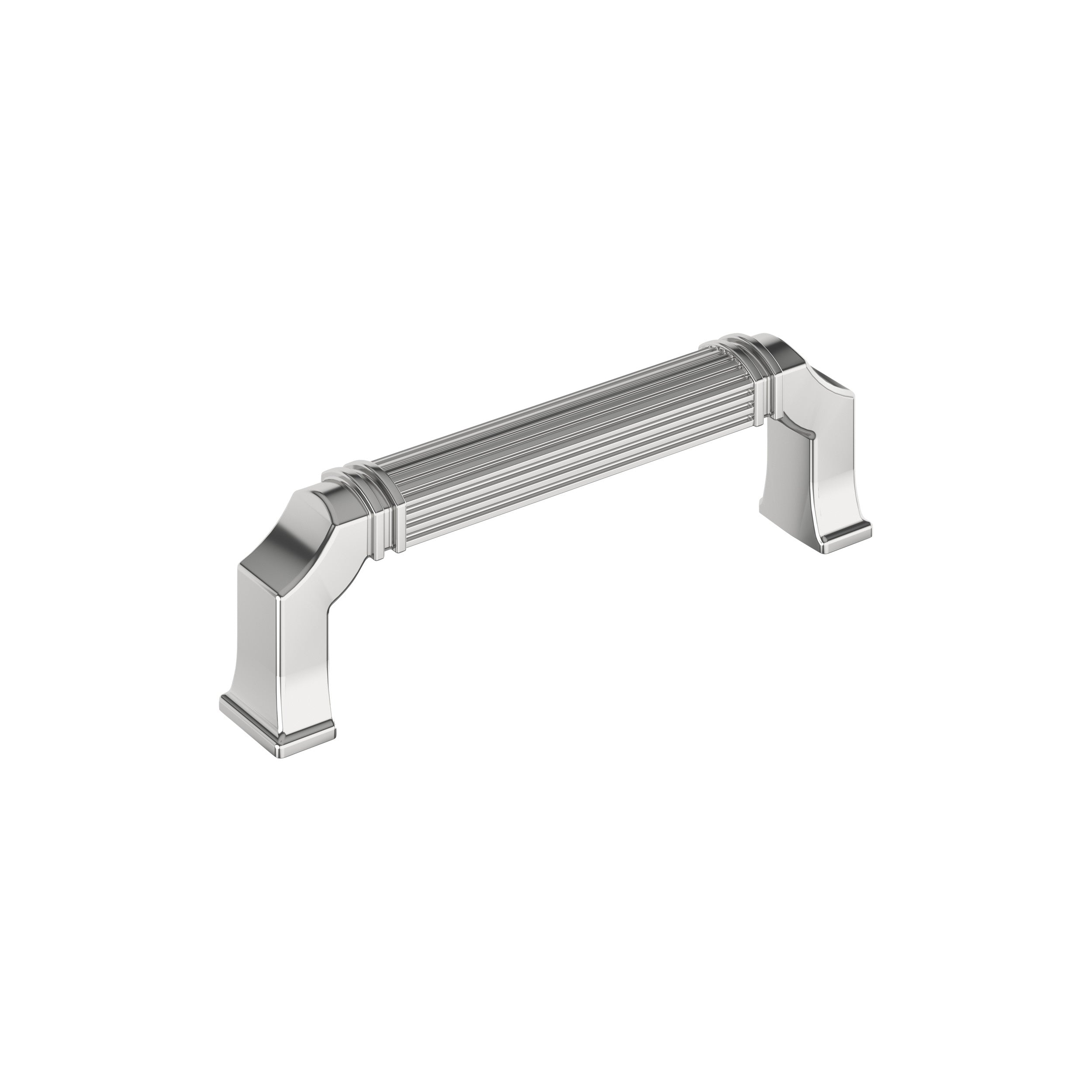 Townsend 3-3/4 inch (96mm) Center-to-Center Polished Chrome Cabinet Pull