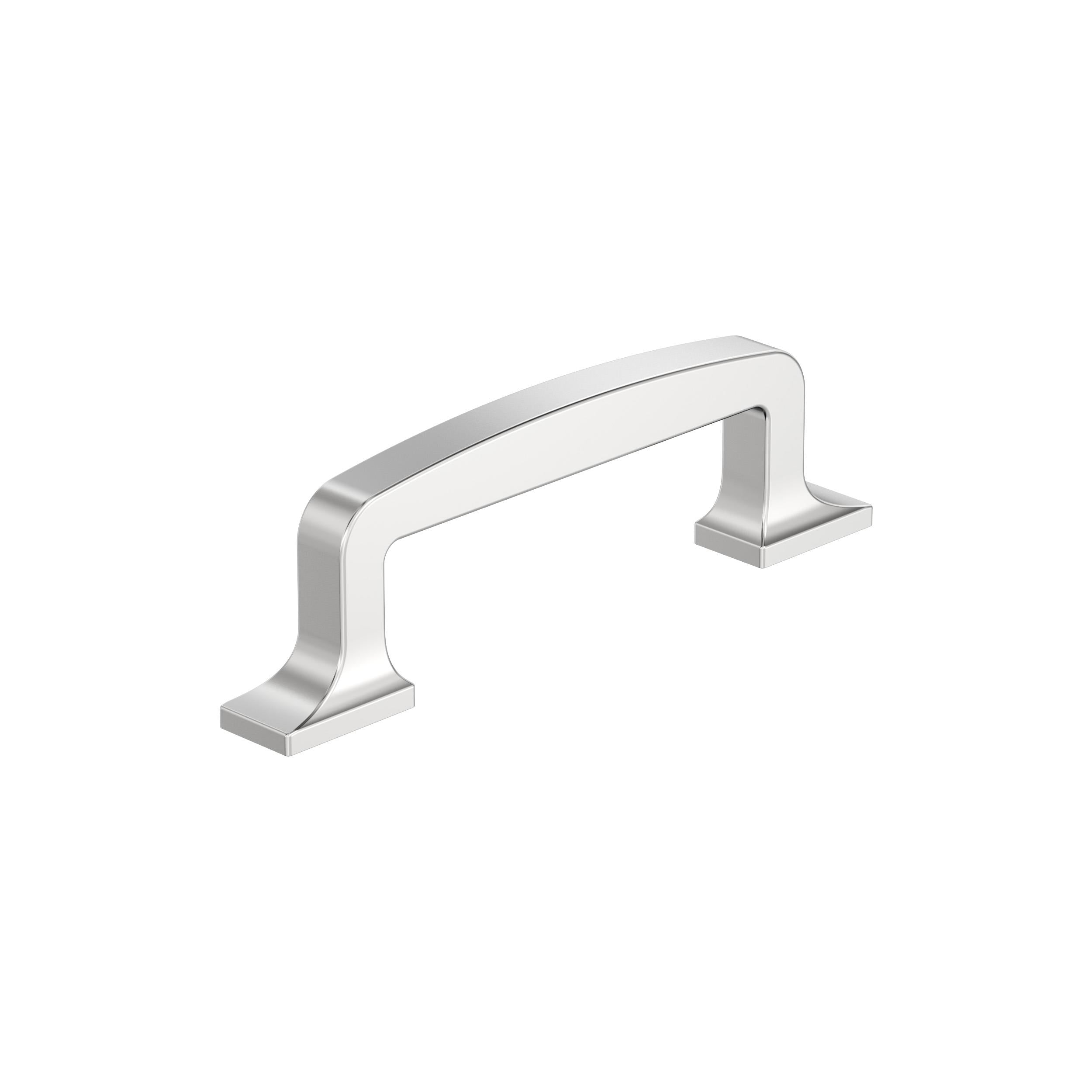 Westerly 3 inch (76mm) Center-to-Center Polished Chrome Cabinet Pull