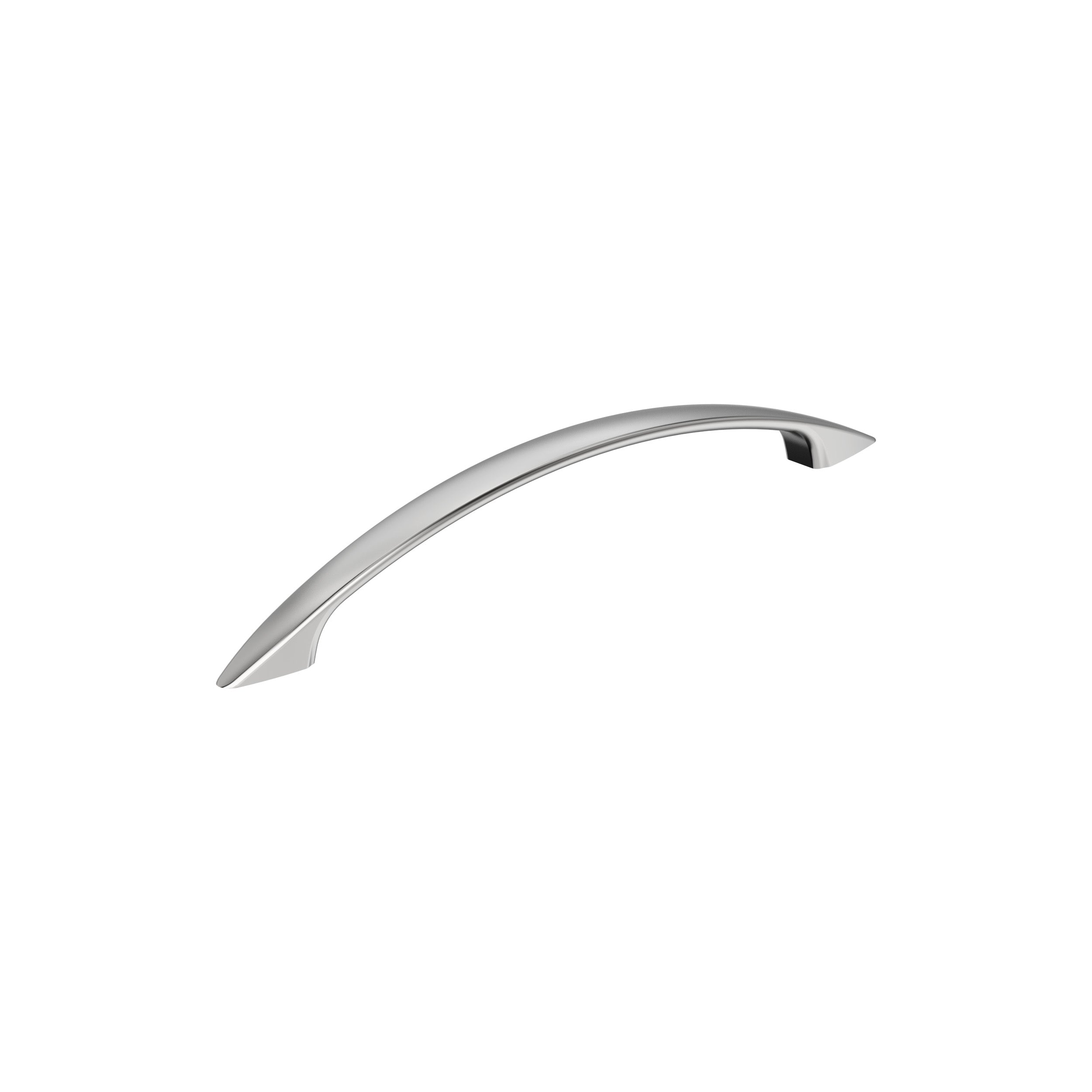 Arc 6-5/16 inch (160mm) Center-to-Center Polished Chrome Cabinet Pull
