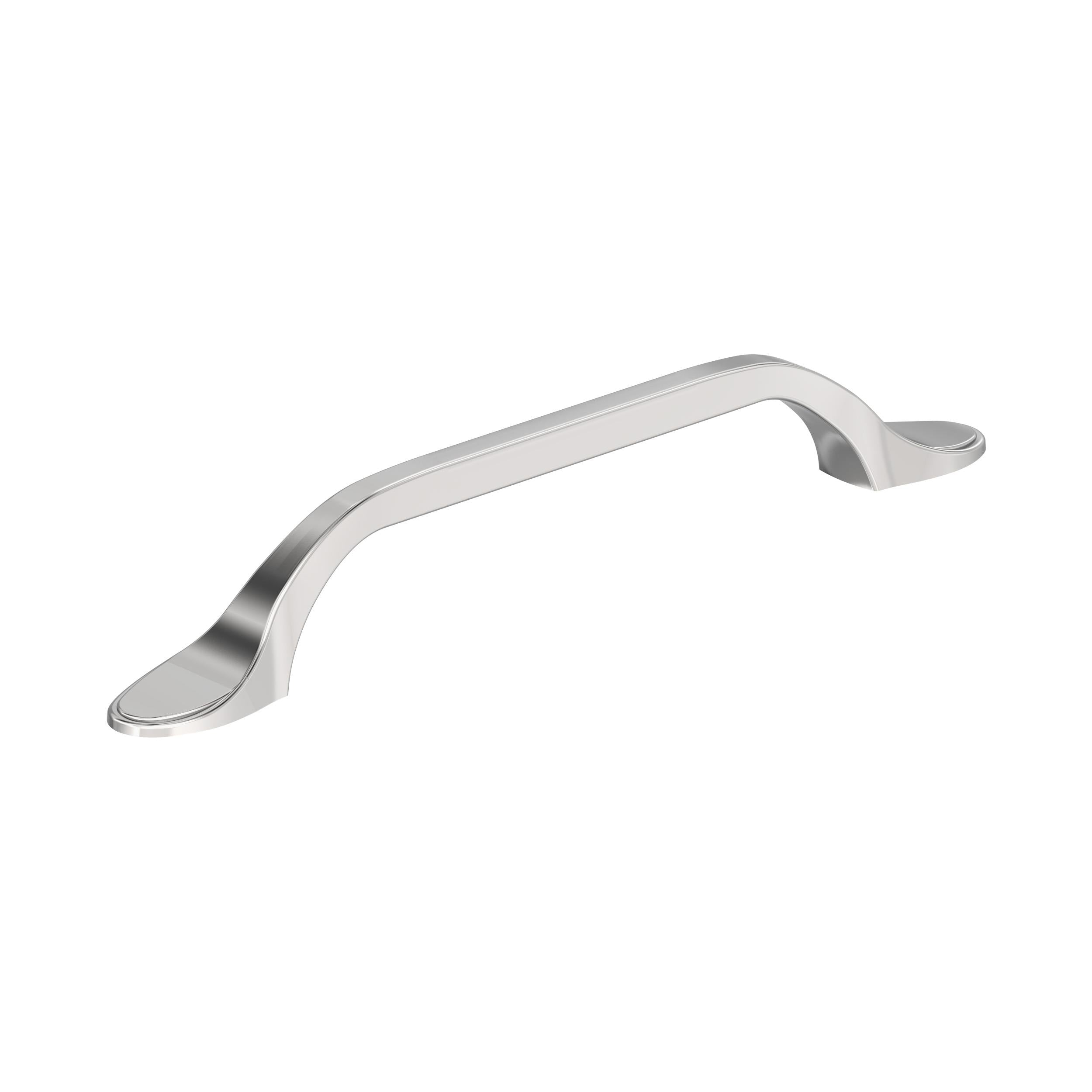 Ravino 5-1/16 inch (128mm) Center-to-Center Polished Chrome Cabinet Pull