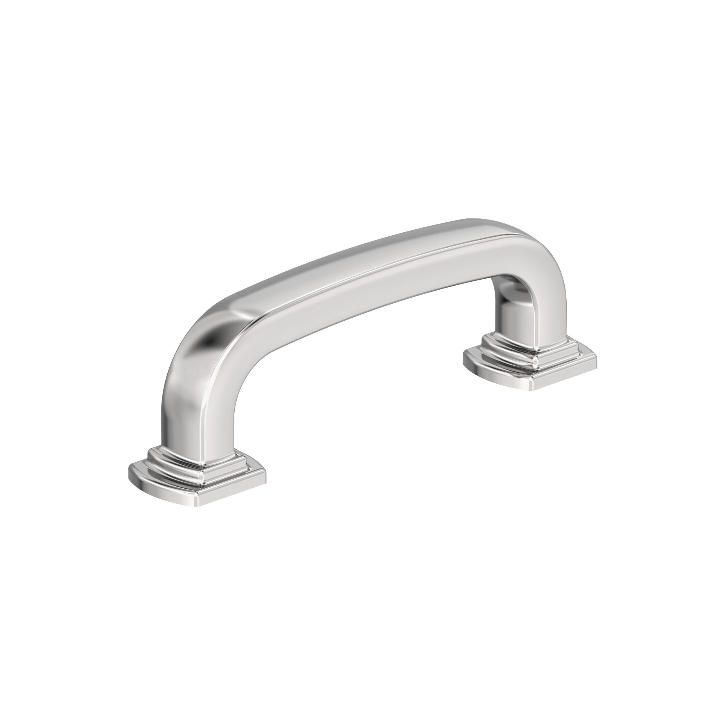 Surpass 3 inch (76mm) Center-to-Center Polished Chrome Cabinet Pull