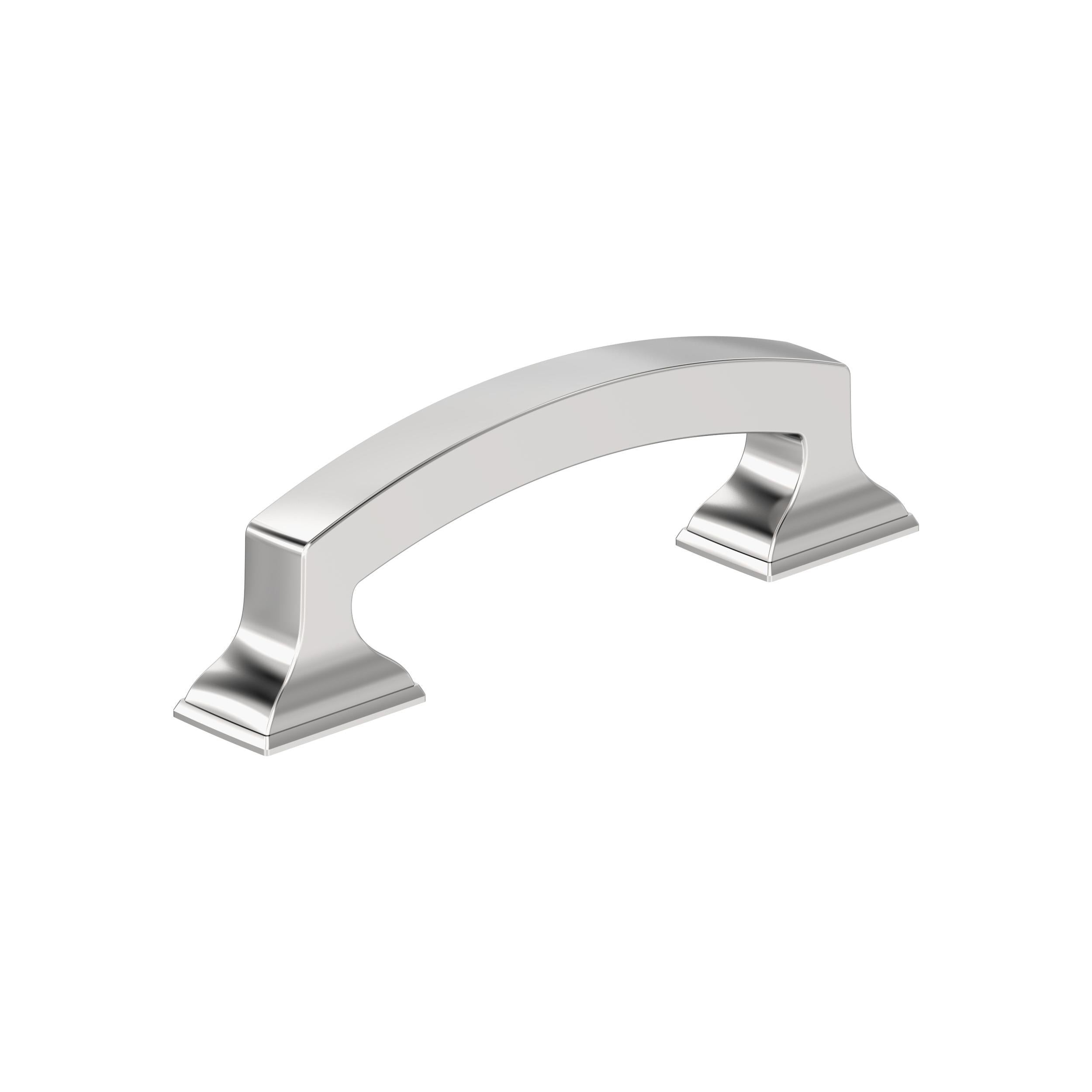 Incisive 3 inch (76mm) Center-to-Center Polished Chrome Cabinet Pull