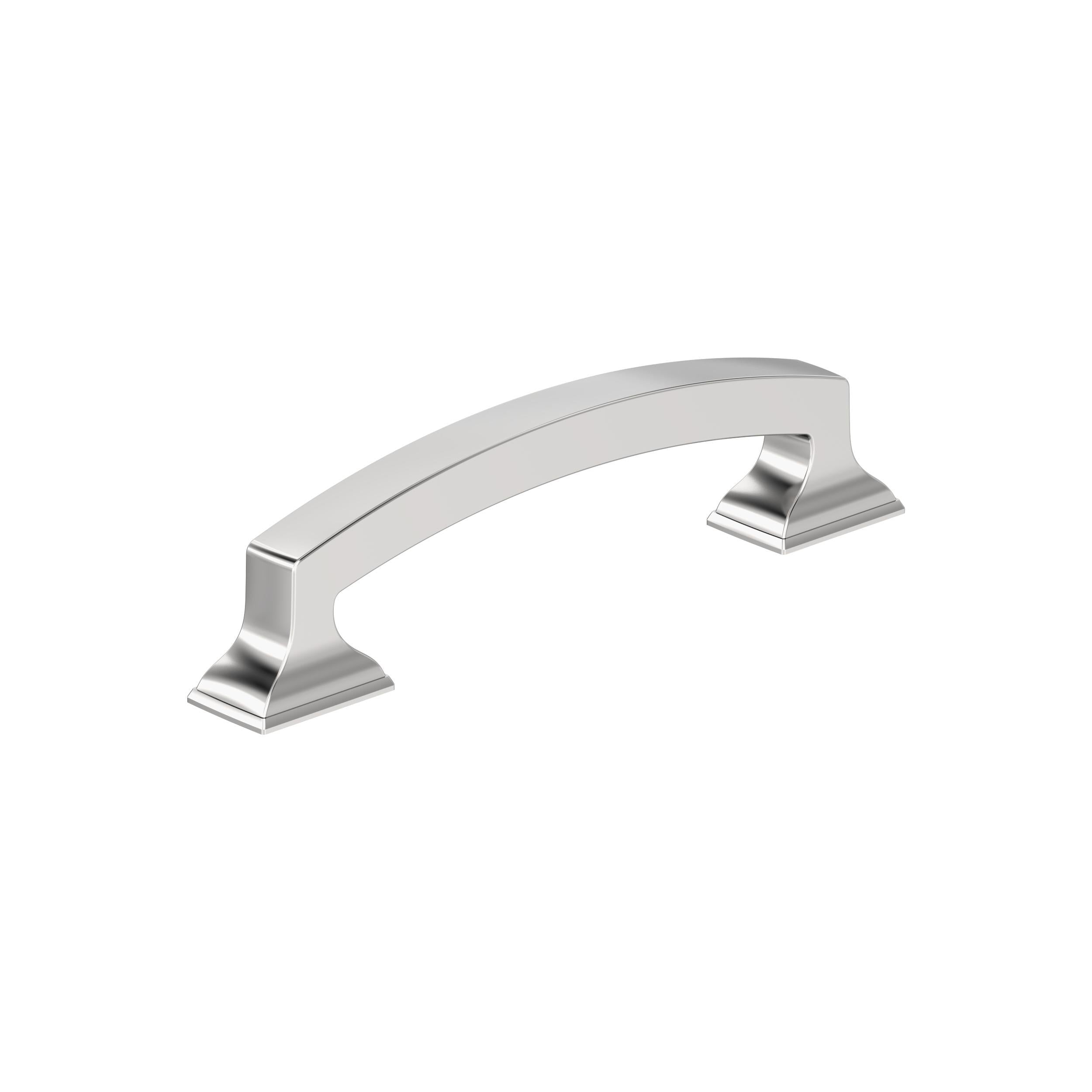 Incisive 3-3/4 inch (96mm) Center-to-Center Polished Chrome Cabinet Pull