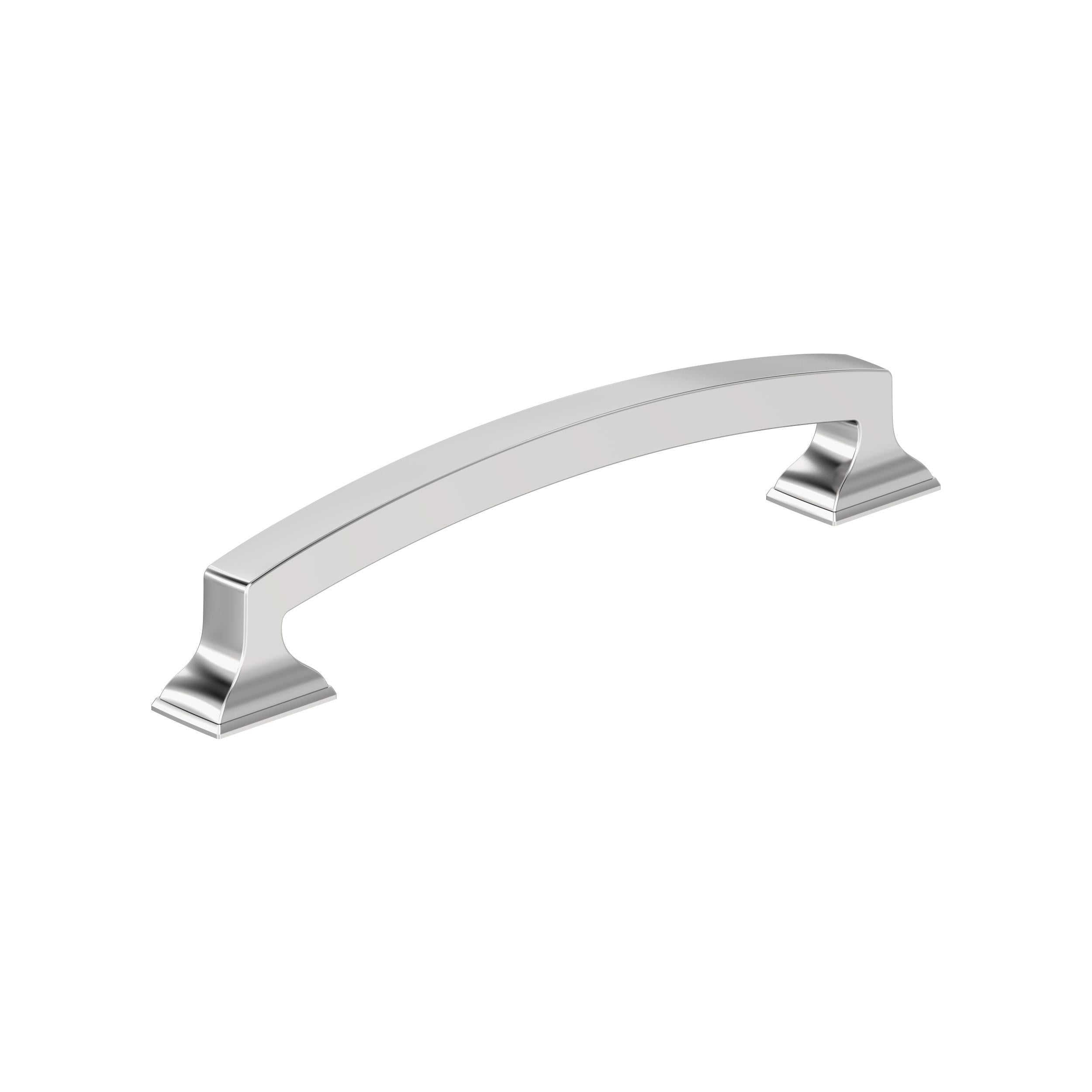 Incisive 5-1/16 inch (128mm) Center-to-Center Polished Chrome Cabinet Pull