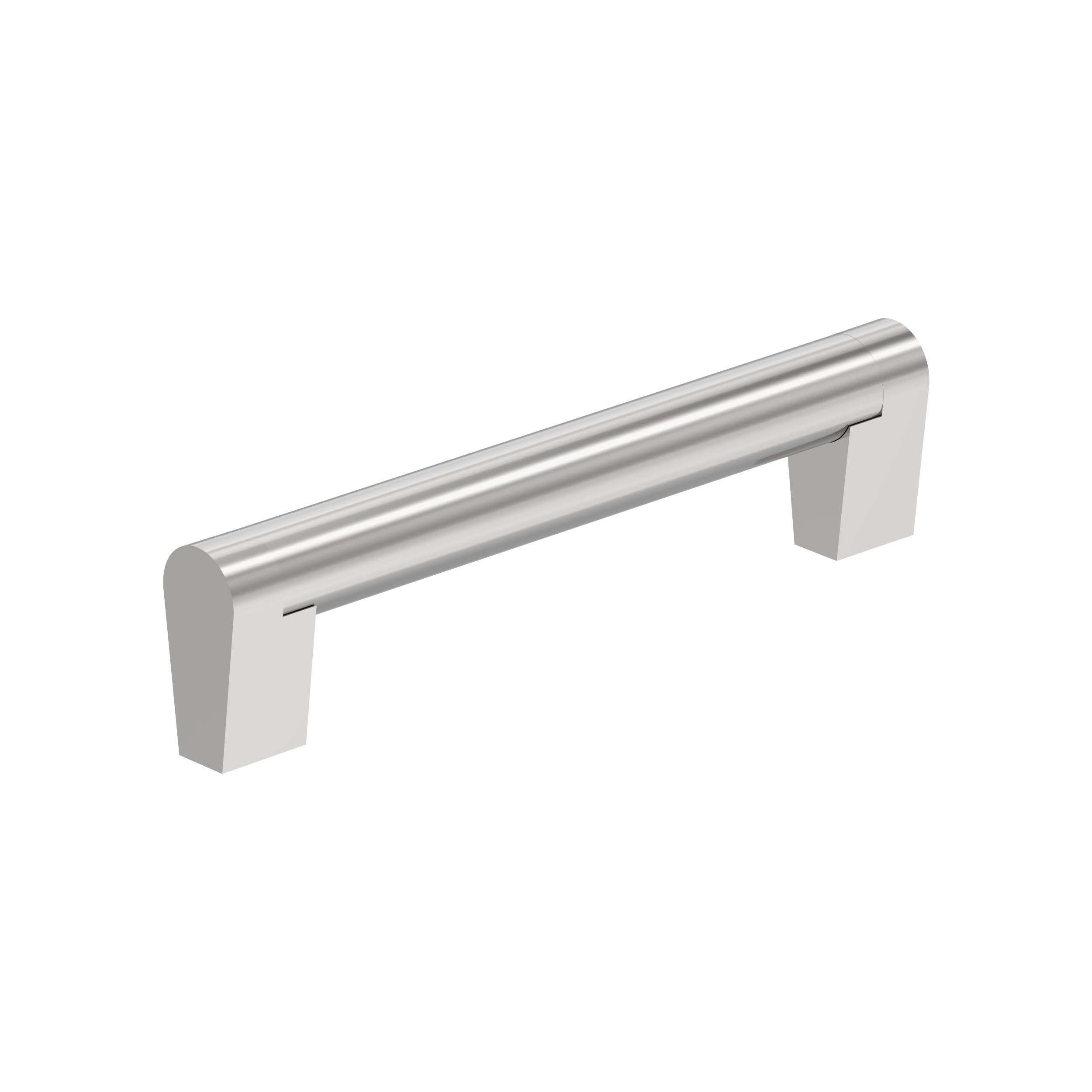 Composite 5-1/16 inch (128mm) Center-to-Center Polished Chrome Cabinet Pull
