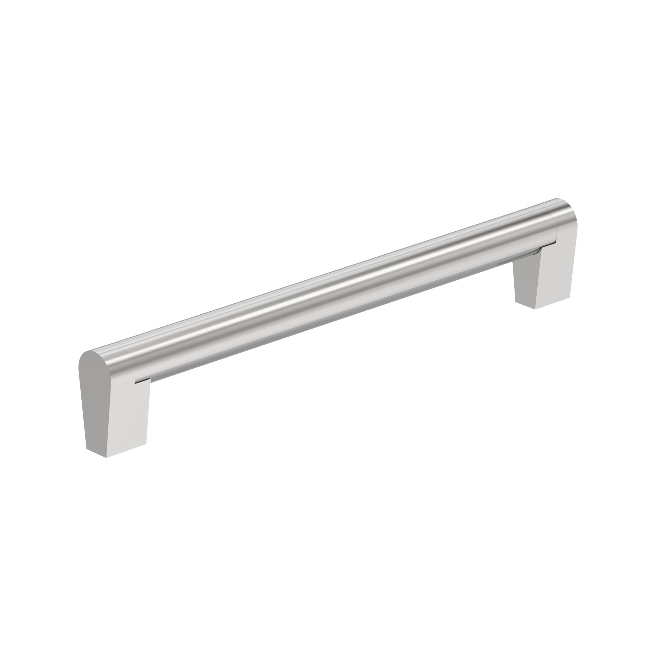 Composite 7-9/16 inch (192mm) Center-to-Center Polished Chrome Cabinet Pull