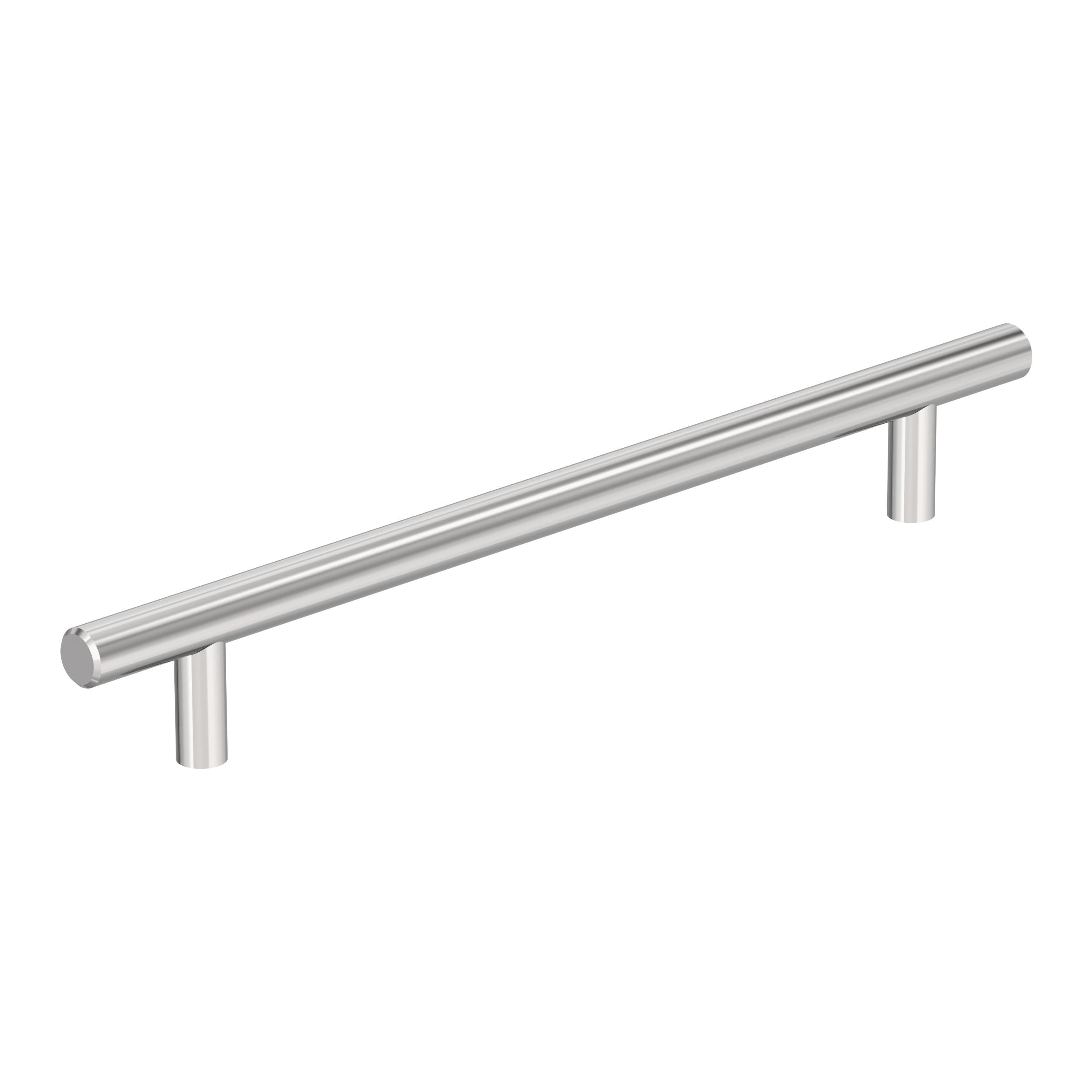 Bar Pulls Hollow 7-9/16 inch (192mm) Center-to-Center Polished Chrome Cabinet Pull