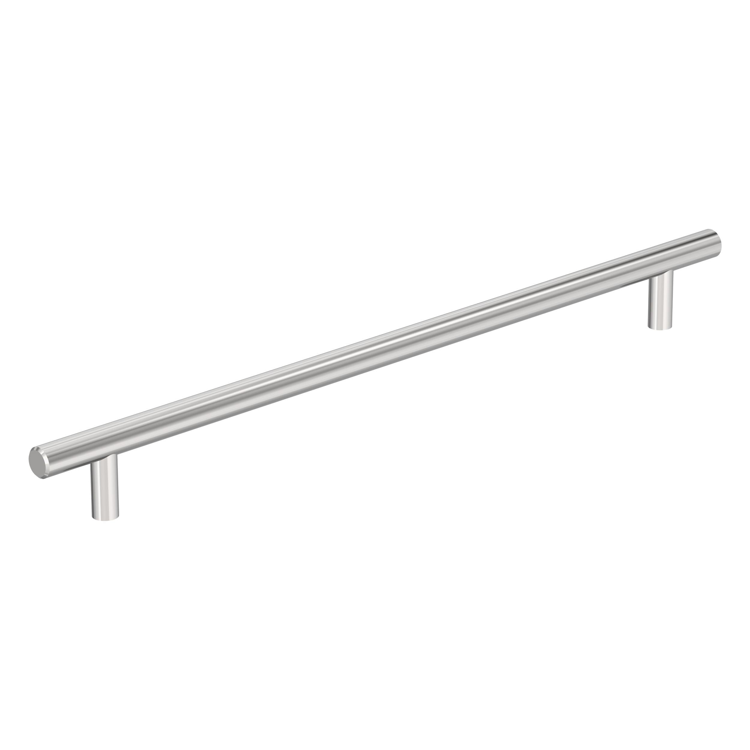 Bar Pulls Hollow 11-5/16 inch (288mm) Center-to-Center Polished Chrome Cabinet Pull