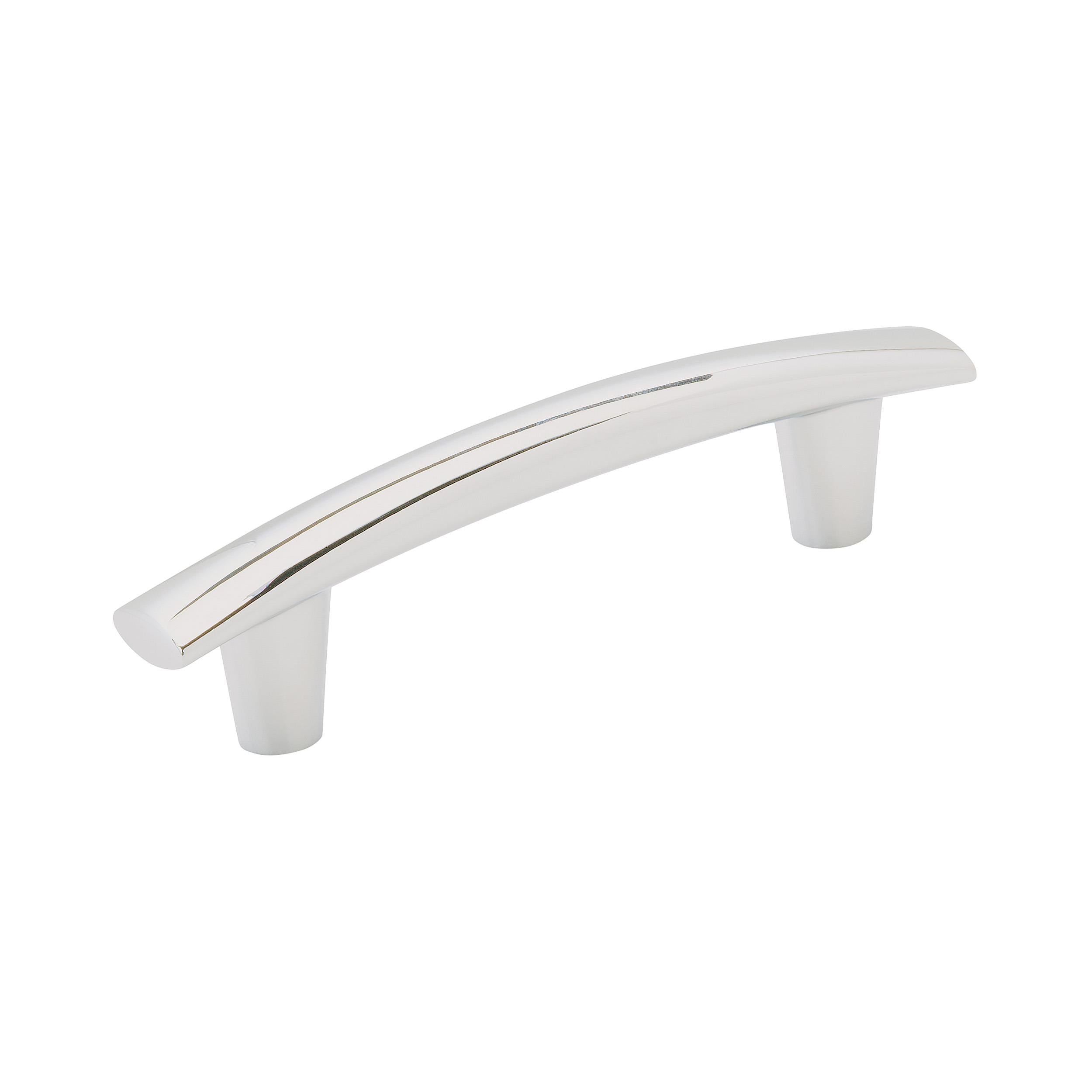 Willow 3-3/4 inch (96mm) Center-to-Center Polished Chrome Cabinet Pull