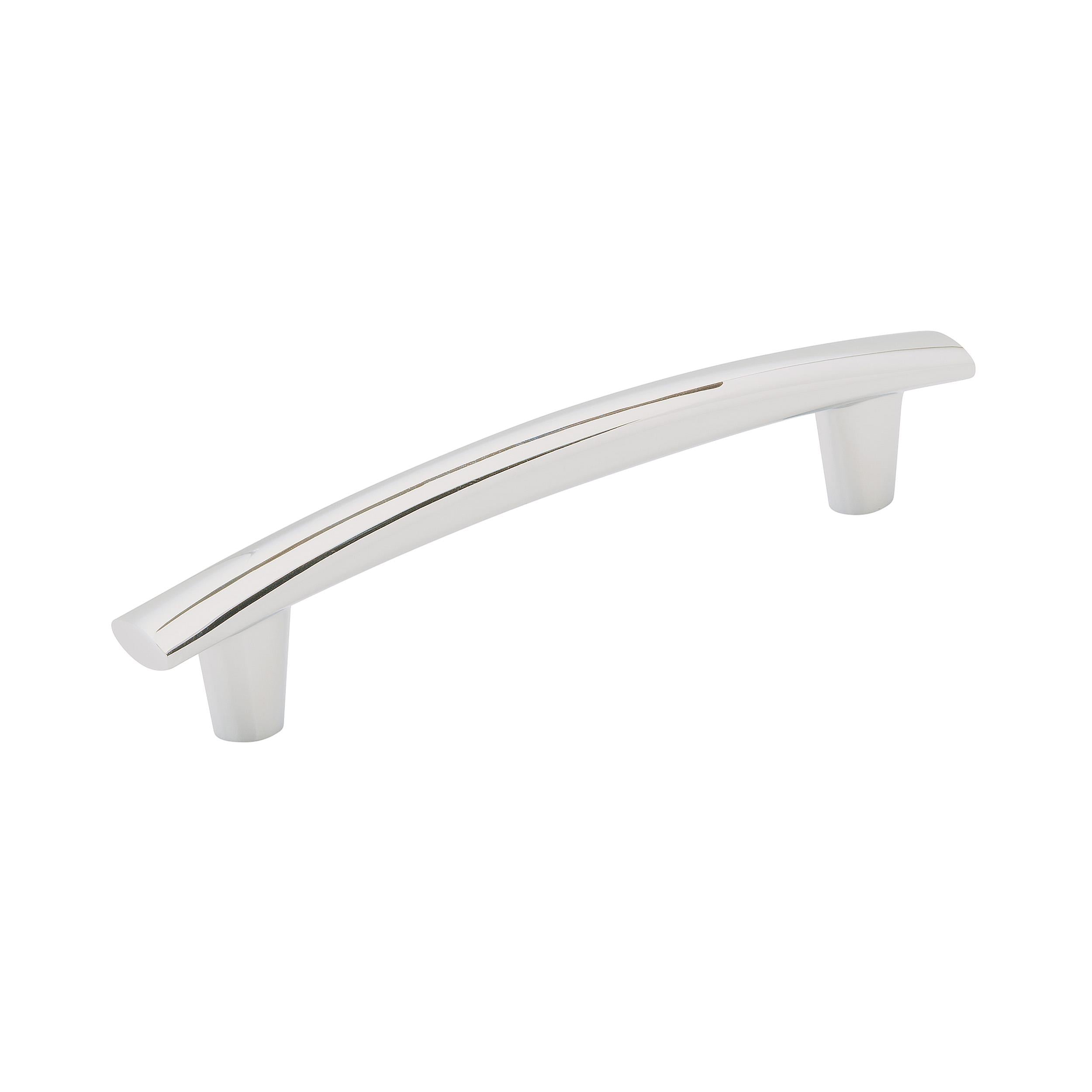 Willow 5-1/16 inch (128mm) Center-to-Center Polished Chrome Cabinet Pull
