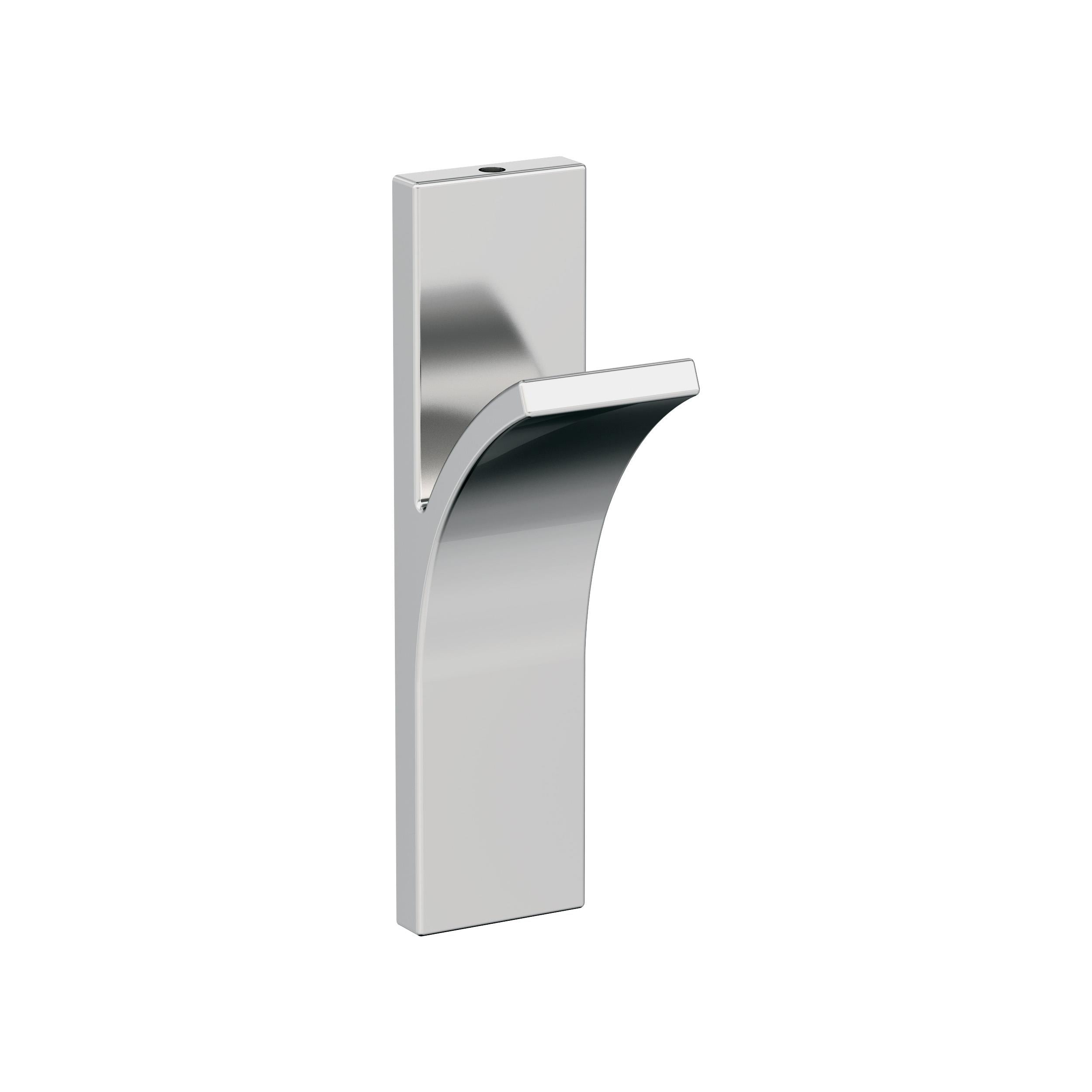 Apex Single Prong Polished Chrome Decorative Wall Hook