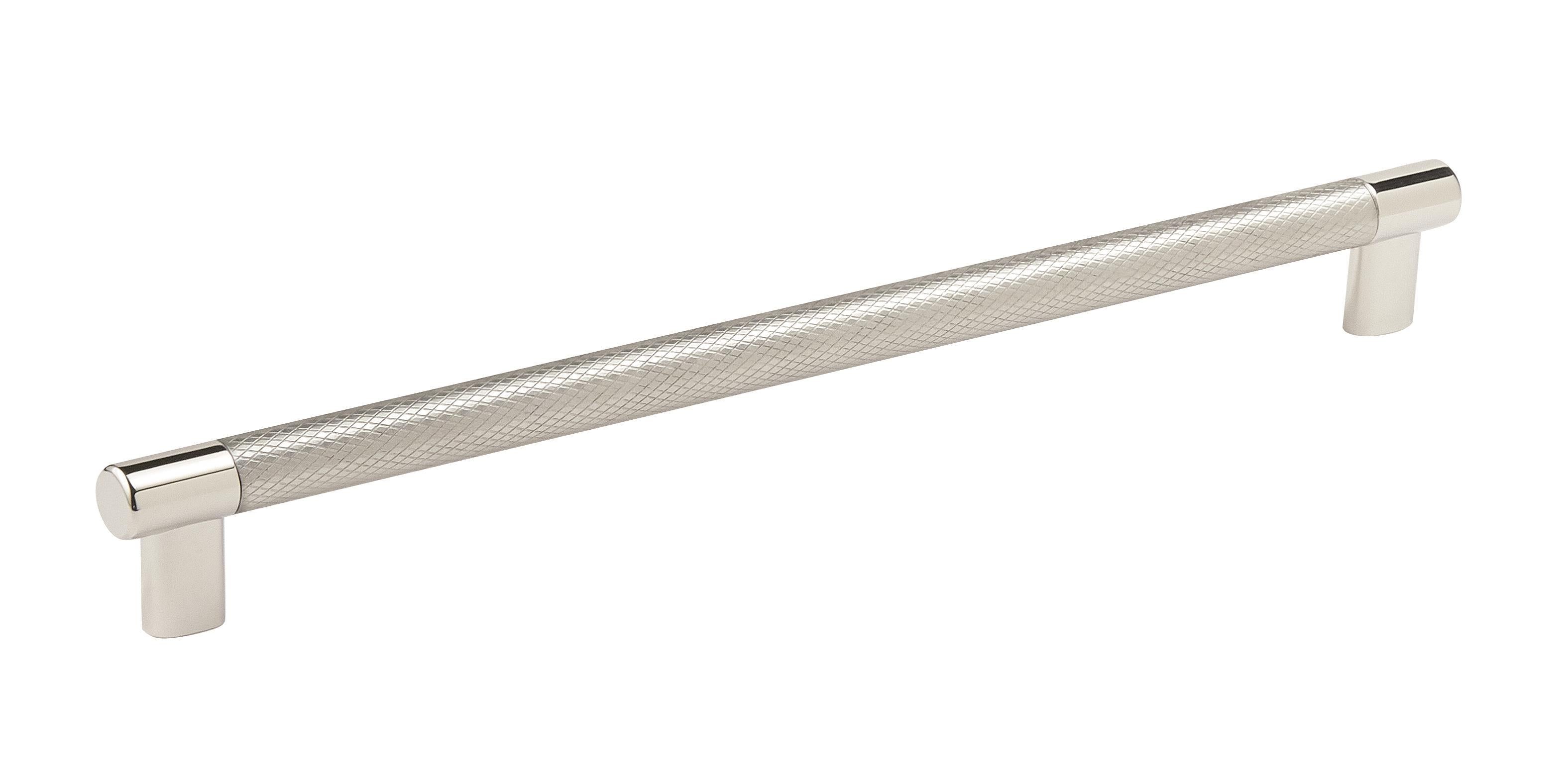 Esquire 12-5/8 inch (320mm) Center-to-Center Polished Nickel/Stainless Steel Cabinet Pull