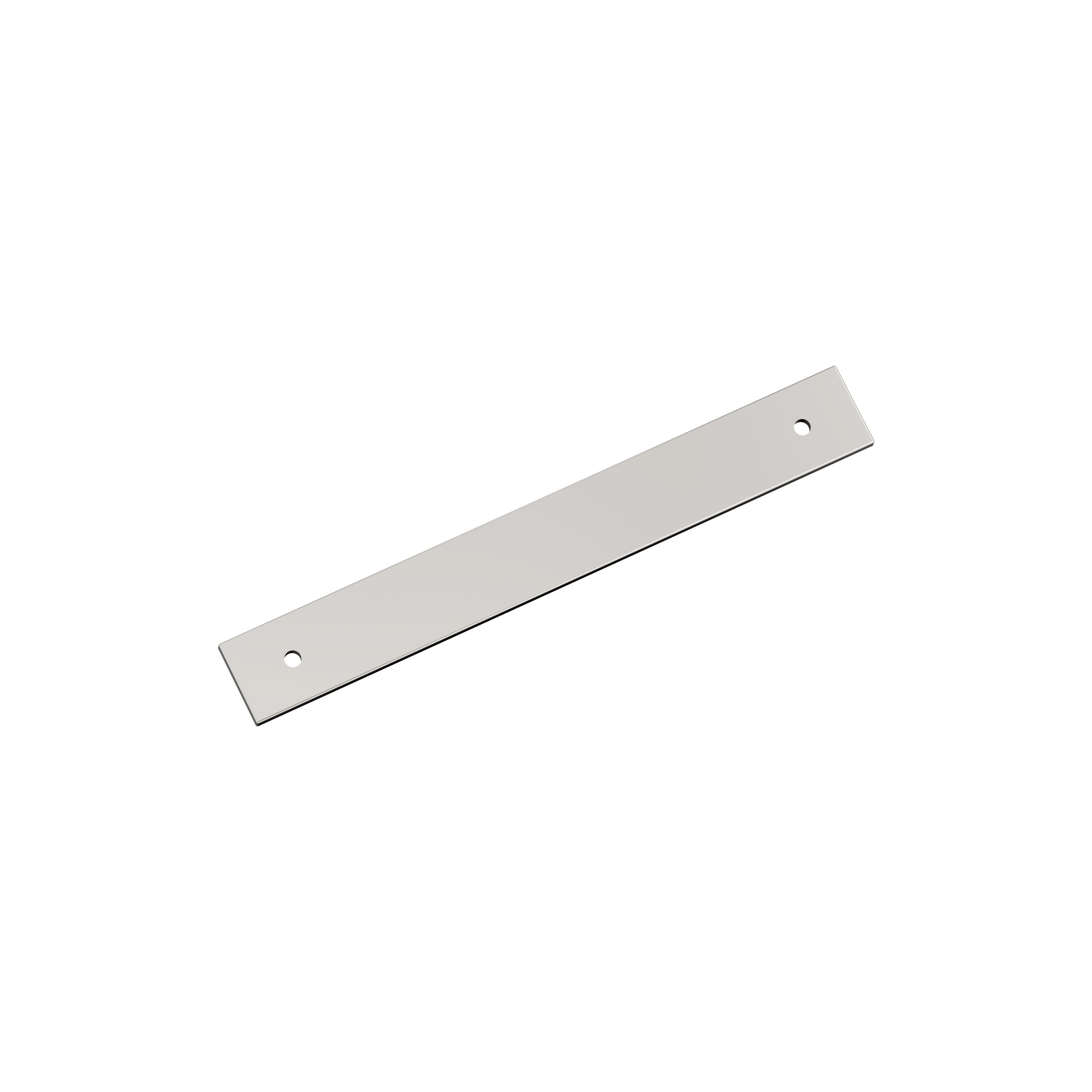 Ladera 6-5/16 inch (160mm) Center-to-Center Rectangle Polished Nickel Cabinet Pull Backplate