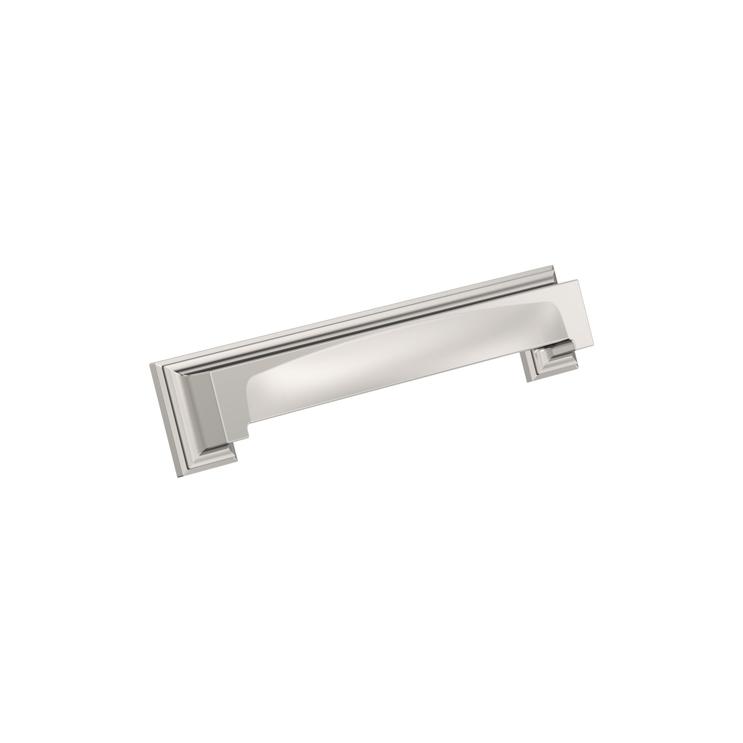 Appoint 5-1/16 inch or 6-5/16 inch (128mm or 160mm) Center-to-Center Polished Nickel Cabinet Cup Pull