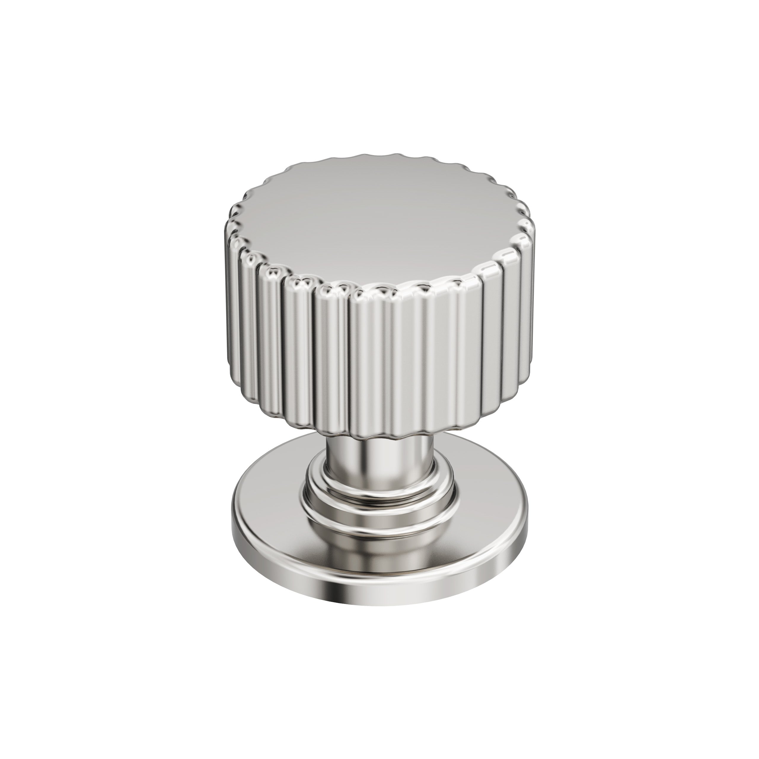 Ballard 1-1/8 inch (29mm) Diameter Polished Nickel Cabinet Knob