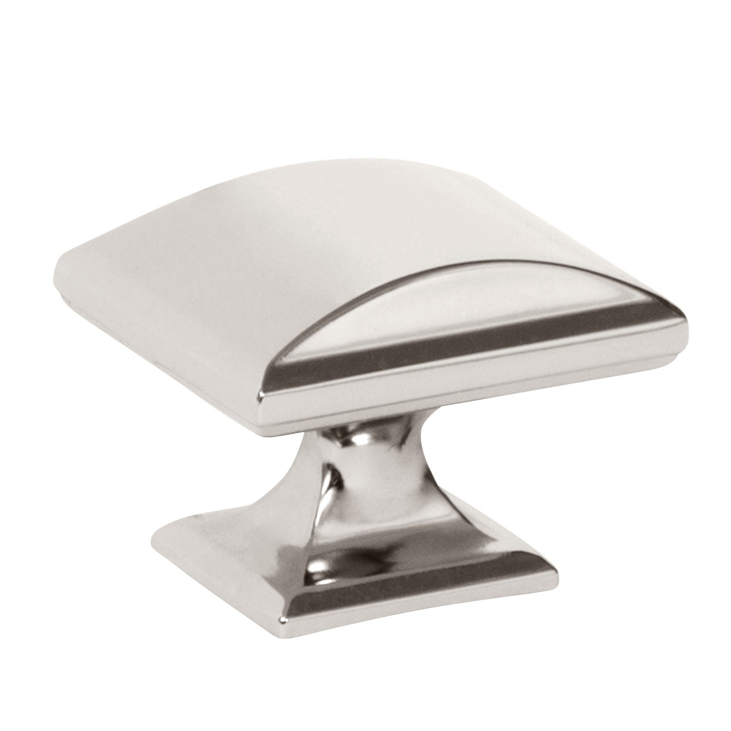 Candler 1-1/2 inch (38mm) Length Polished Nickel Cabinet Knob