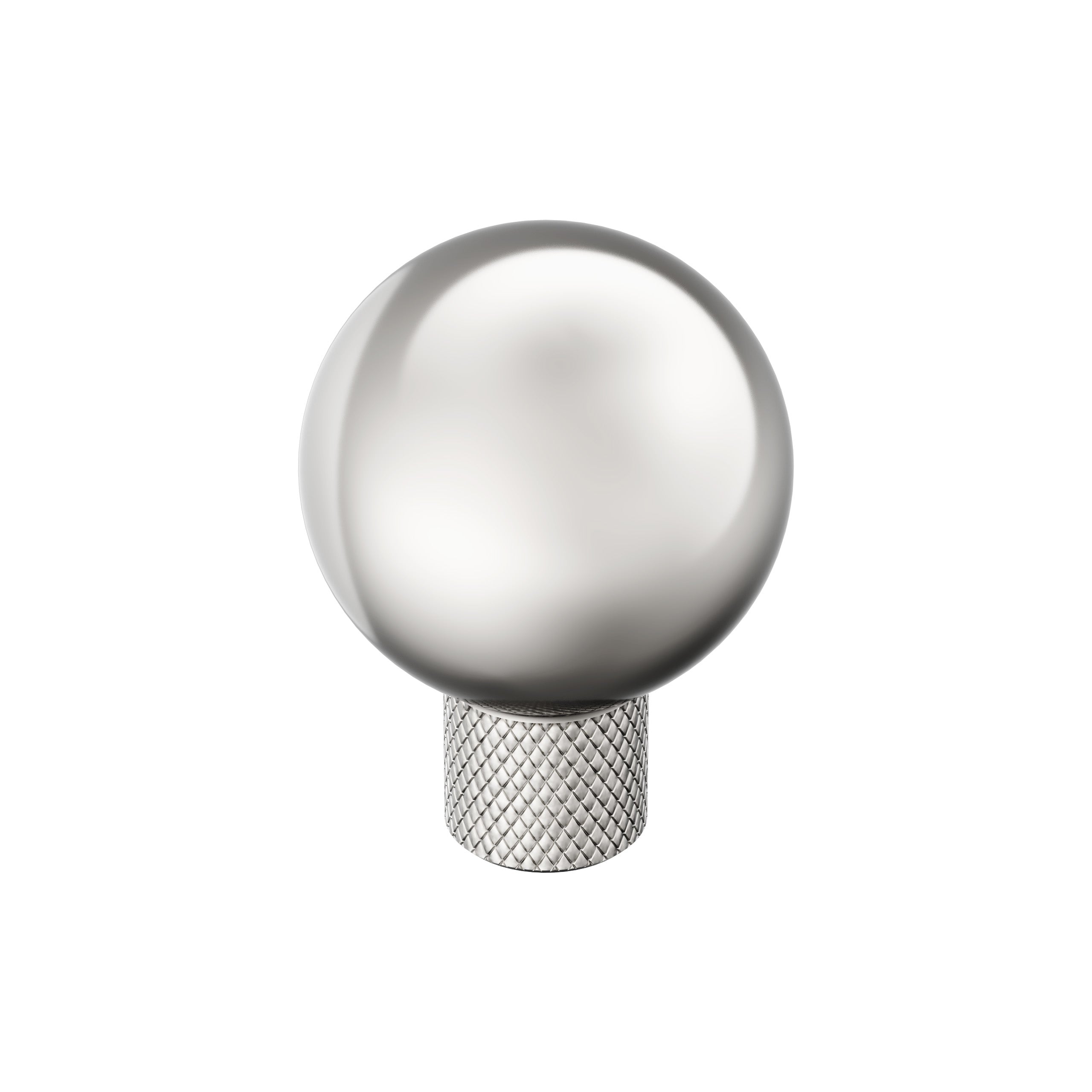 Collet 1-1/8 inch (29mm) Diameter Polished Nickel Cabinet Knob